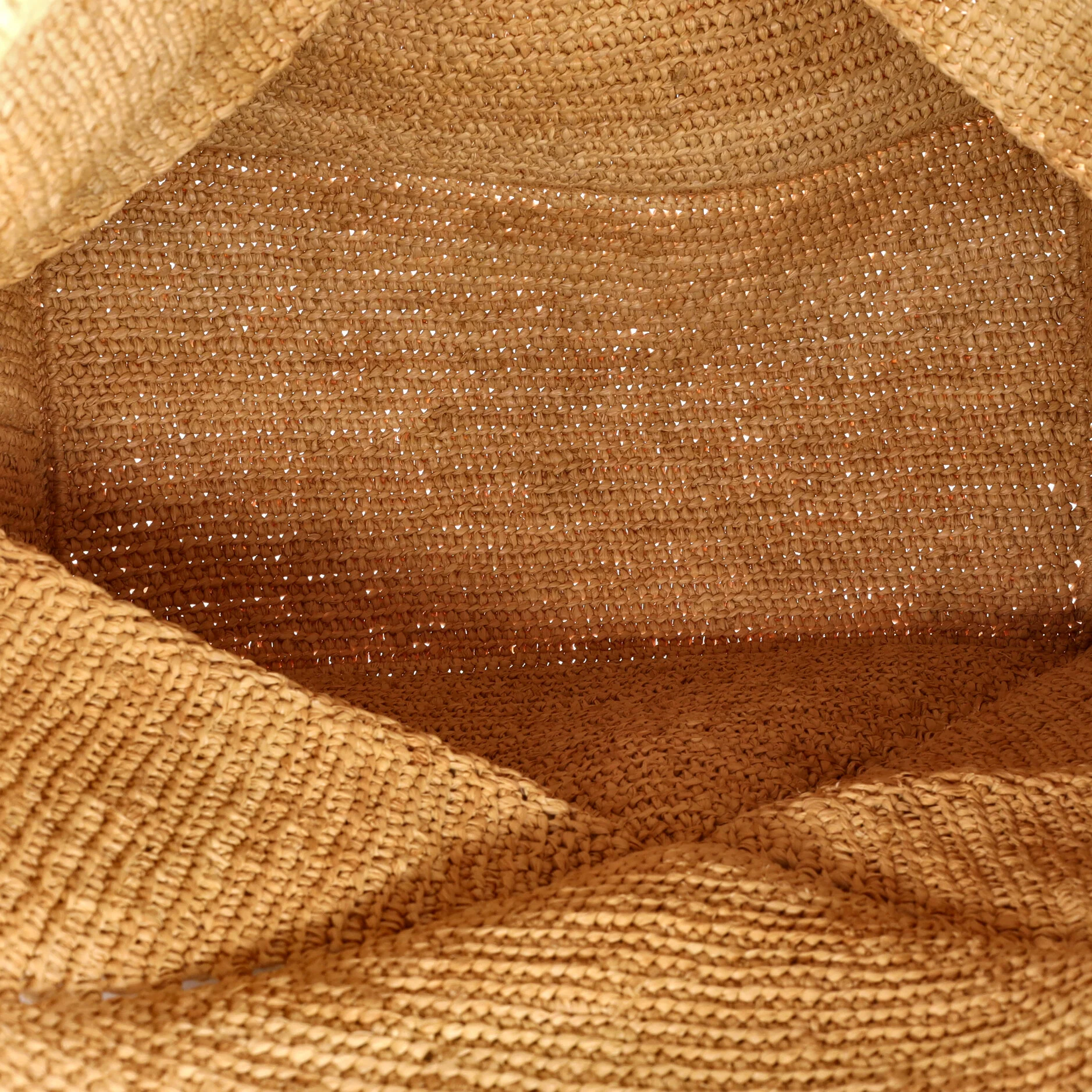 Puzzle Fold Tote Raffia Large - Image 5