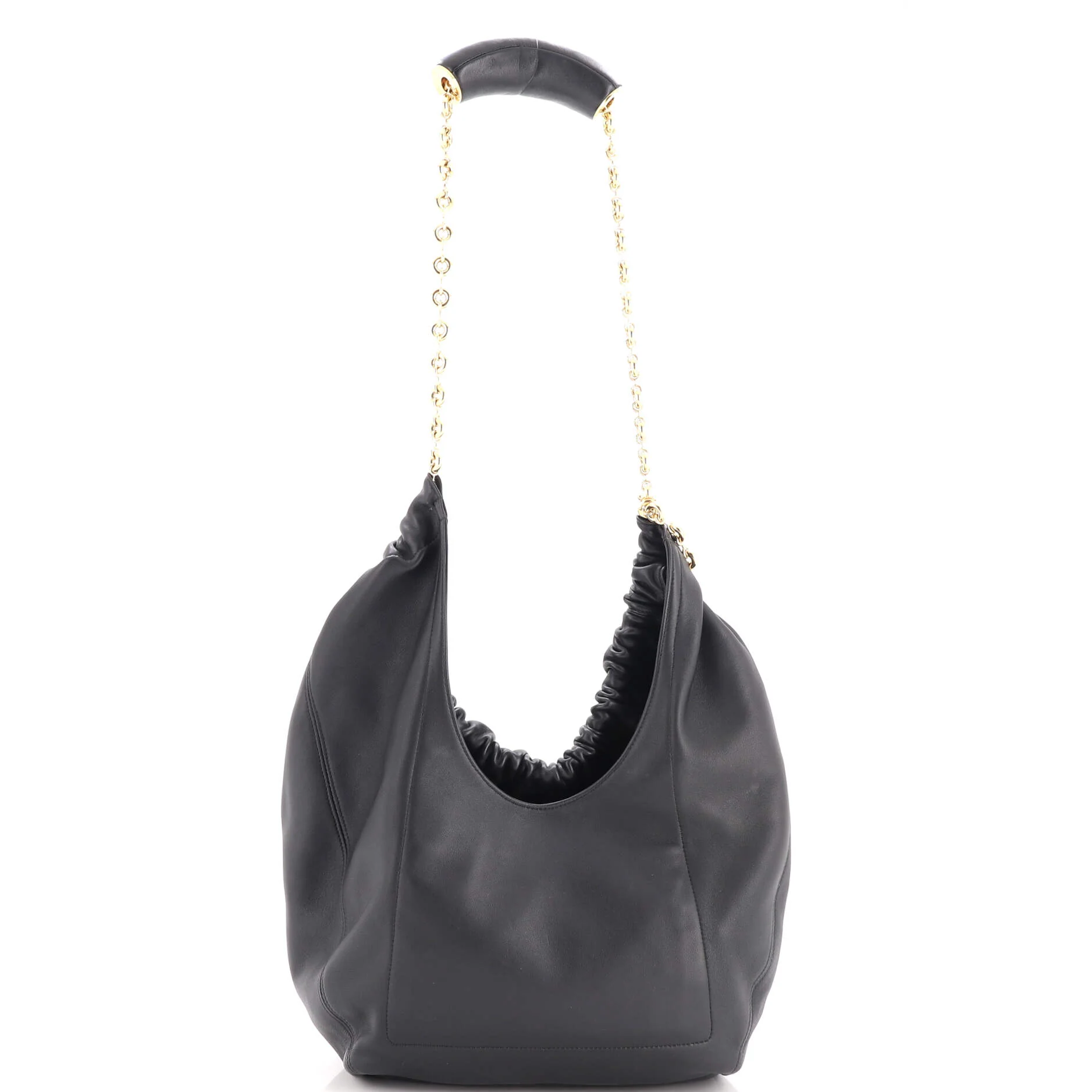 Squeeze Hobo Bag Leather Small - Image 3