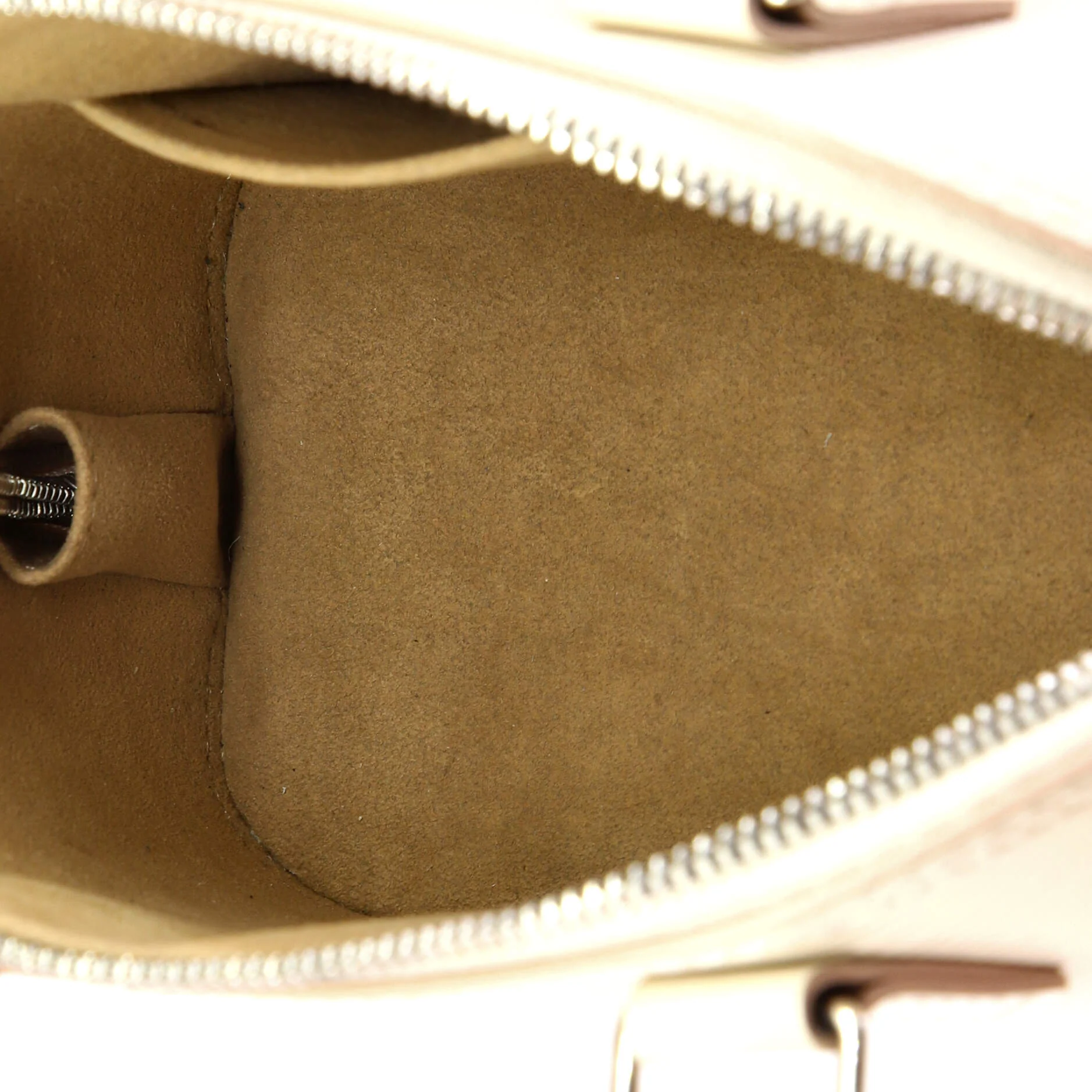 Alma Handbag Epi Leather with Logo Jacquard Strap BB - Image 5