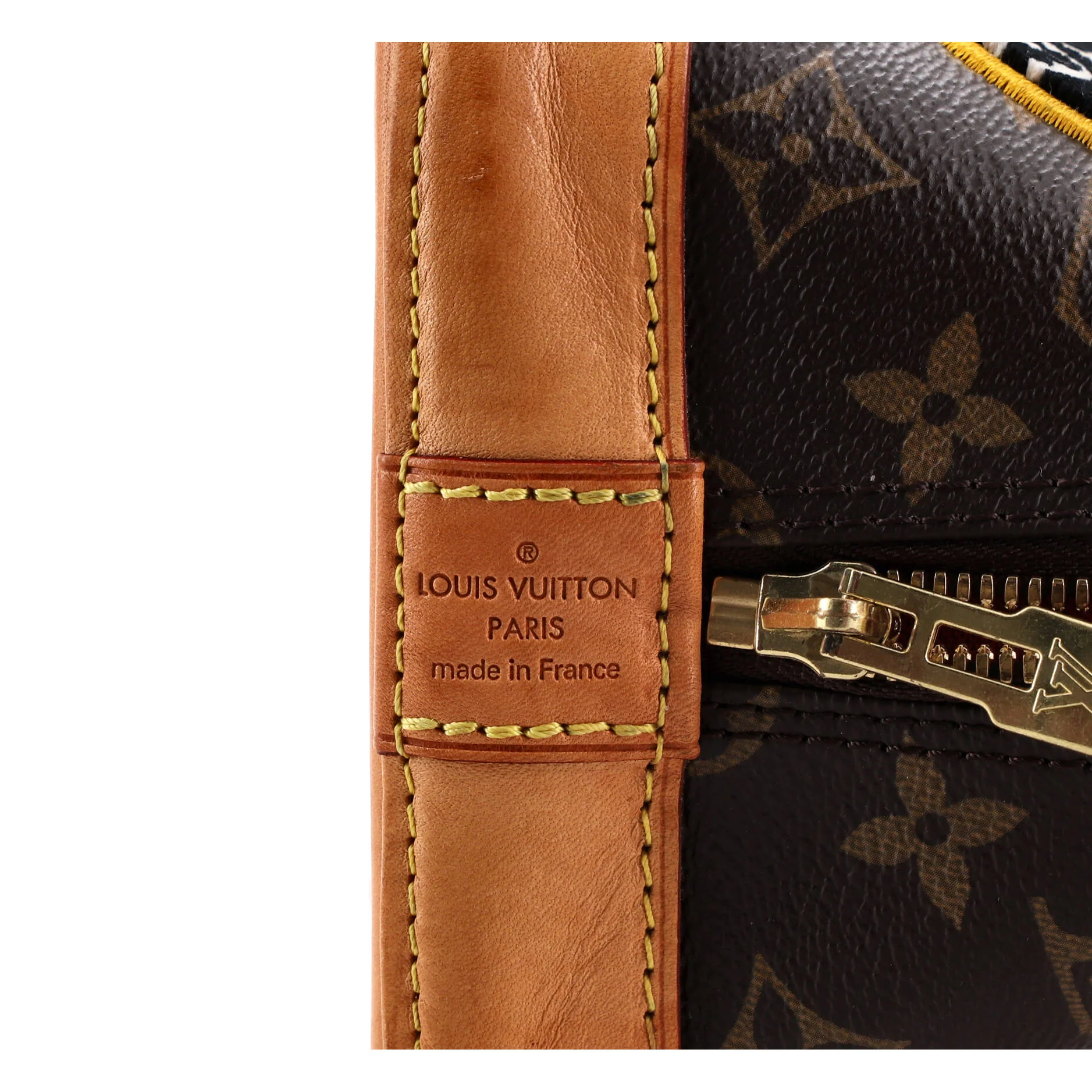 Alma Handbag Limited Edition Patches Monogram Canvas PM - Image 6