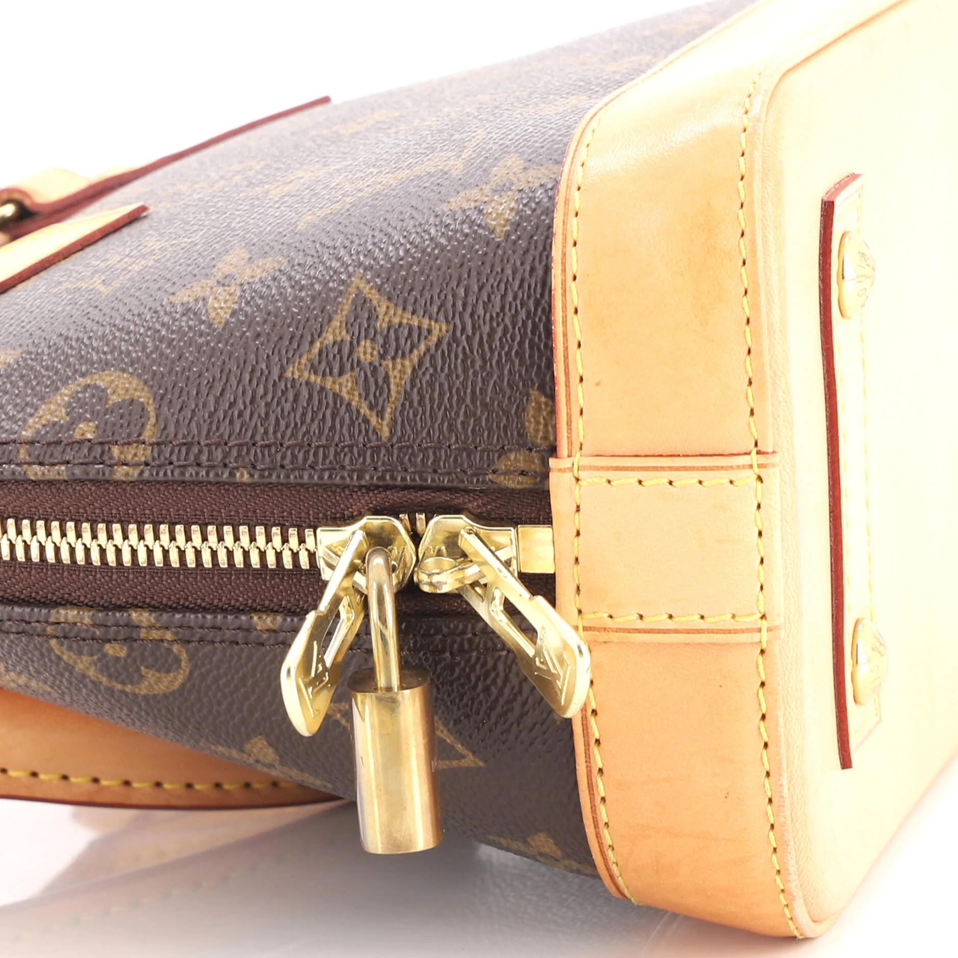 Alma Handbag Monogram Canvas BB - Image 6