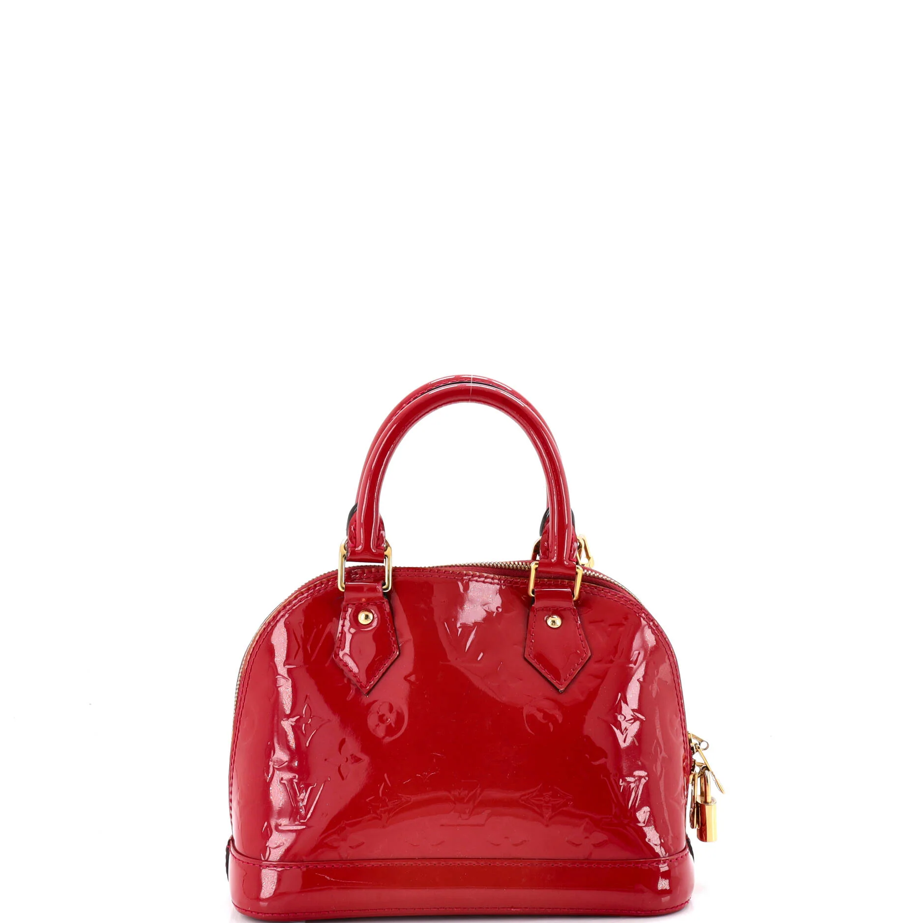 Alma Handbag Monogram Vernis BB - Image 3
