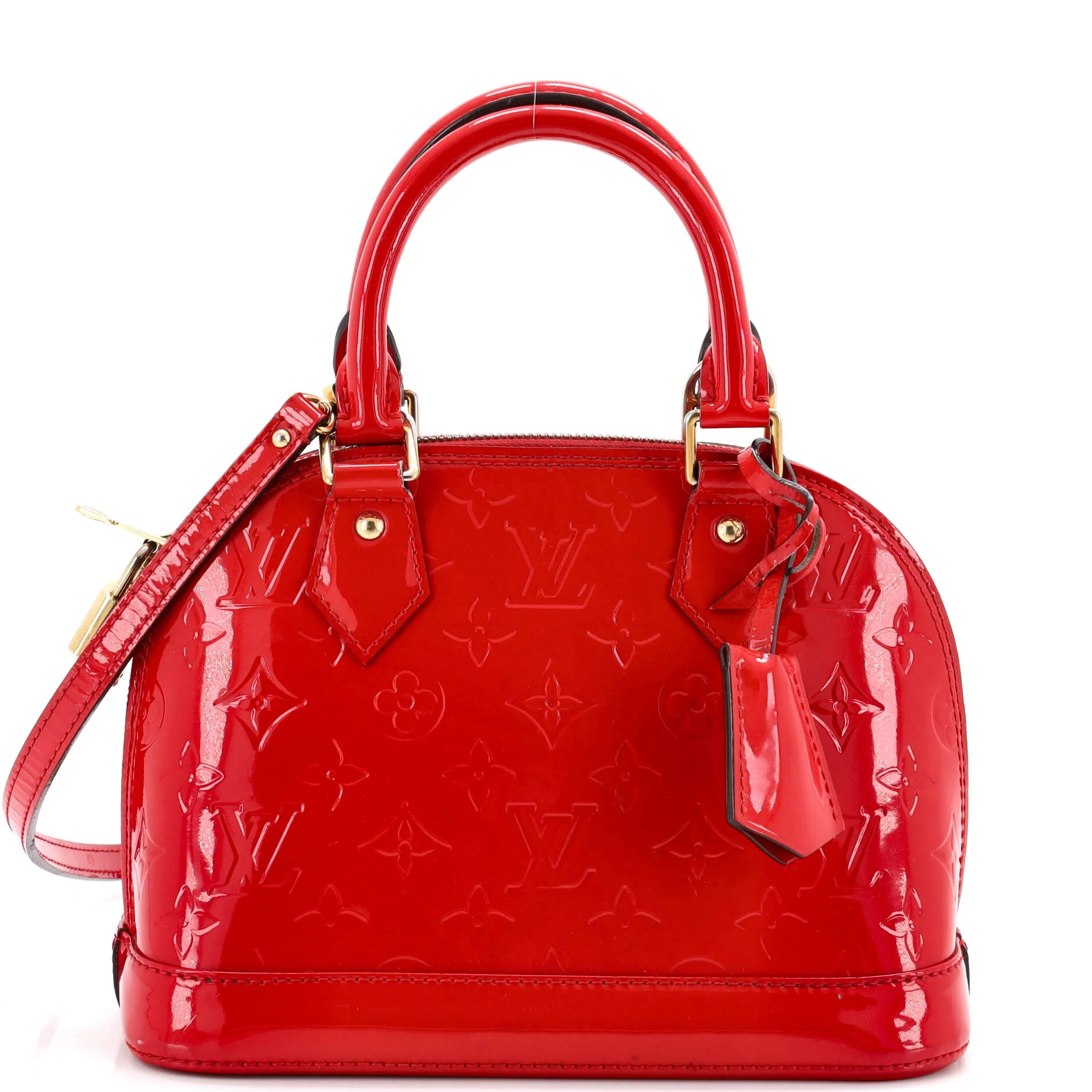 Alma Handbag Monogram Vernis BB