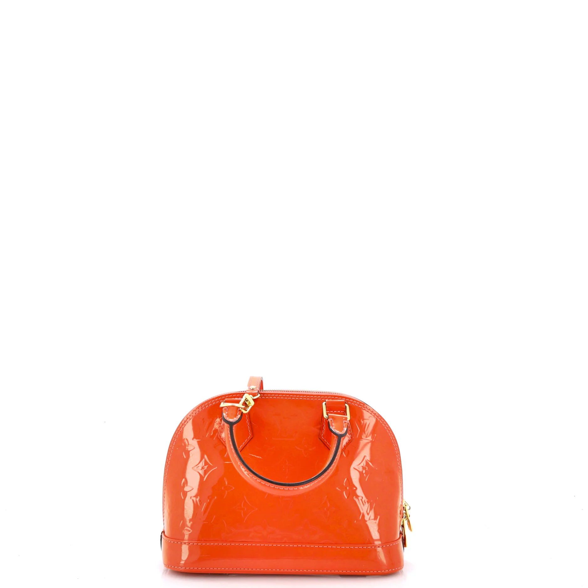 Alma Handbag Monogram Vernis BB - Image 3