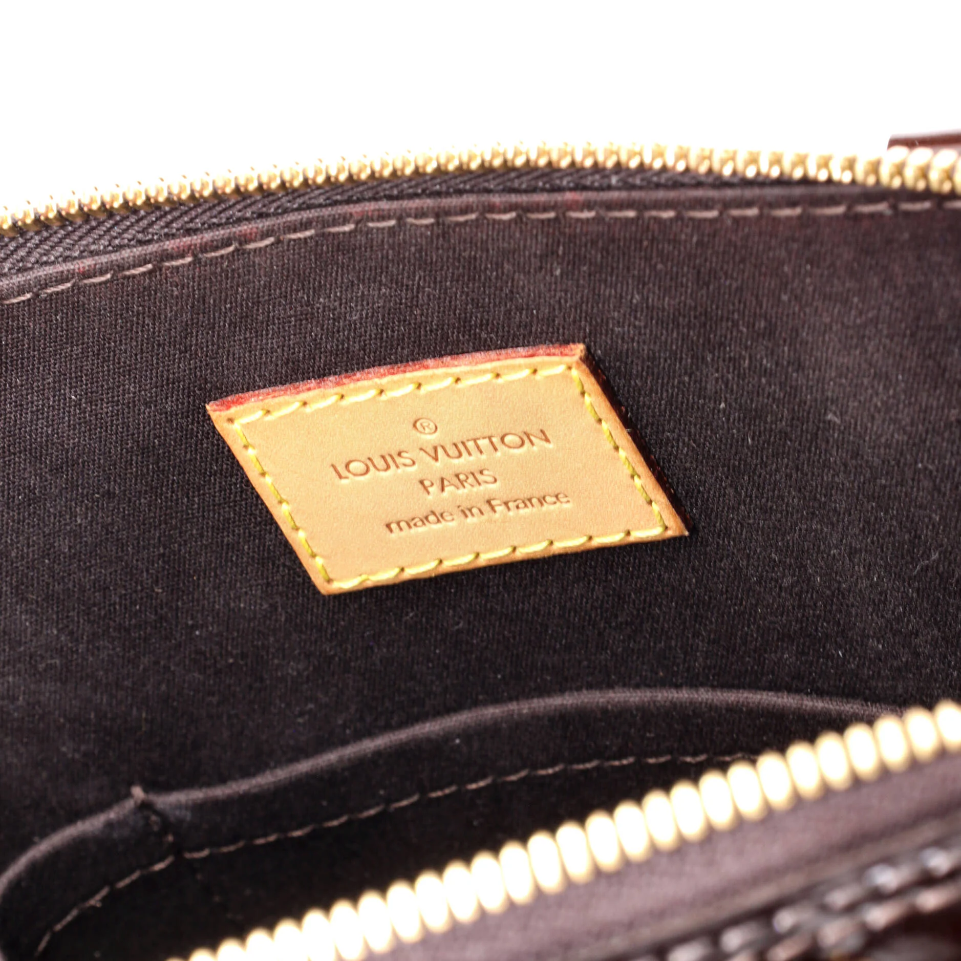 Alma Handbag Monogram Vernis PM - Image 7