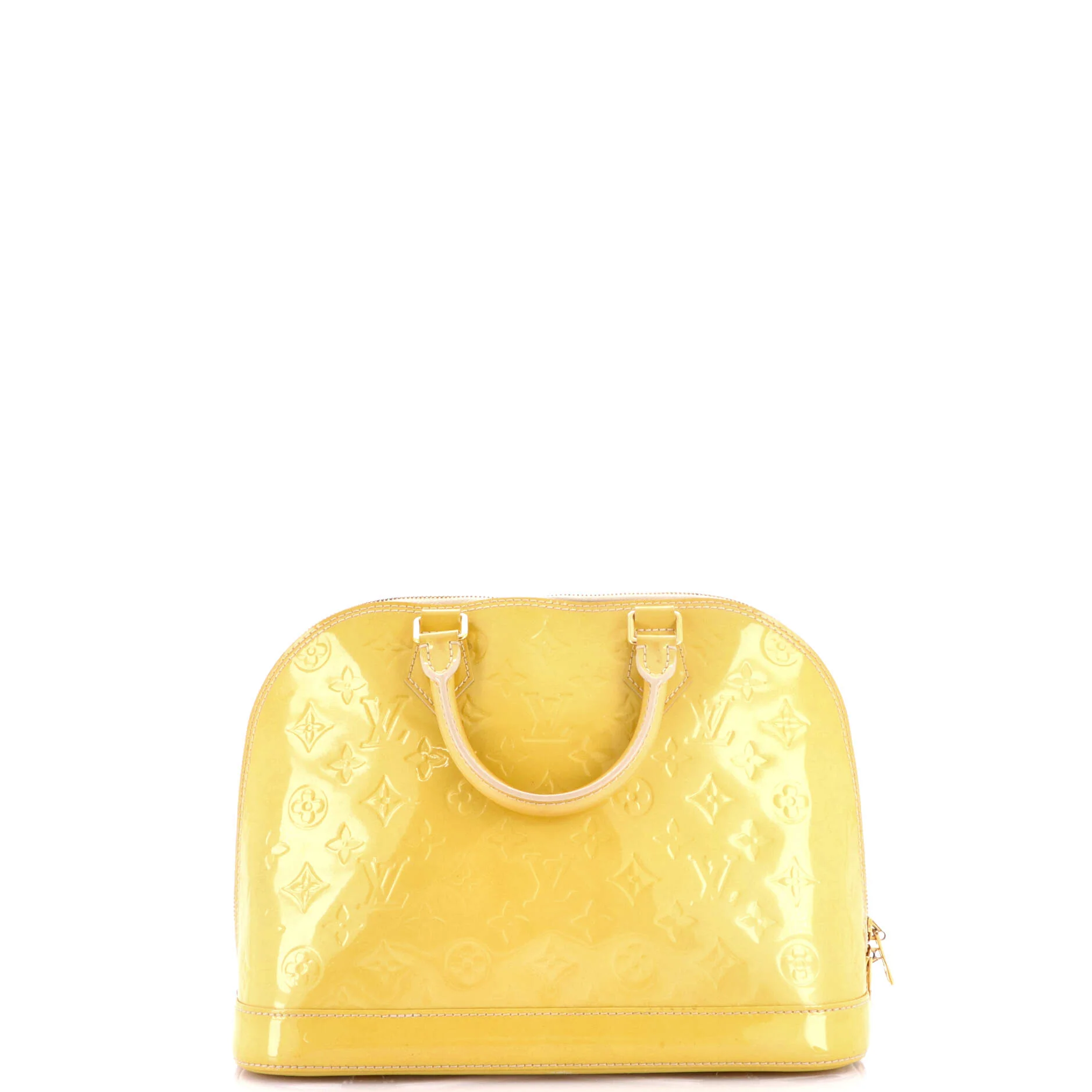 Alma Handbag Monogram Vernis PM - Image 3