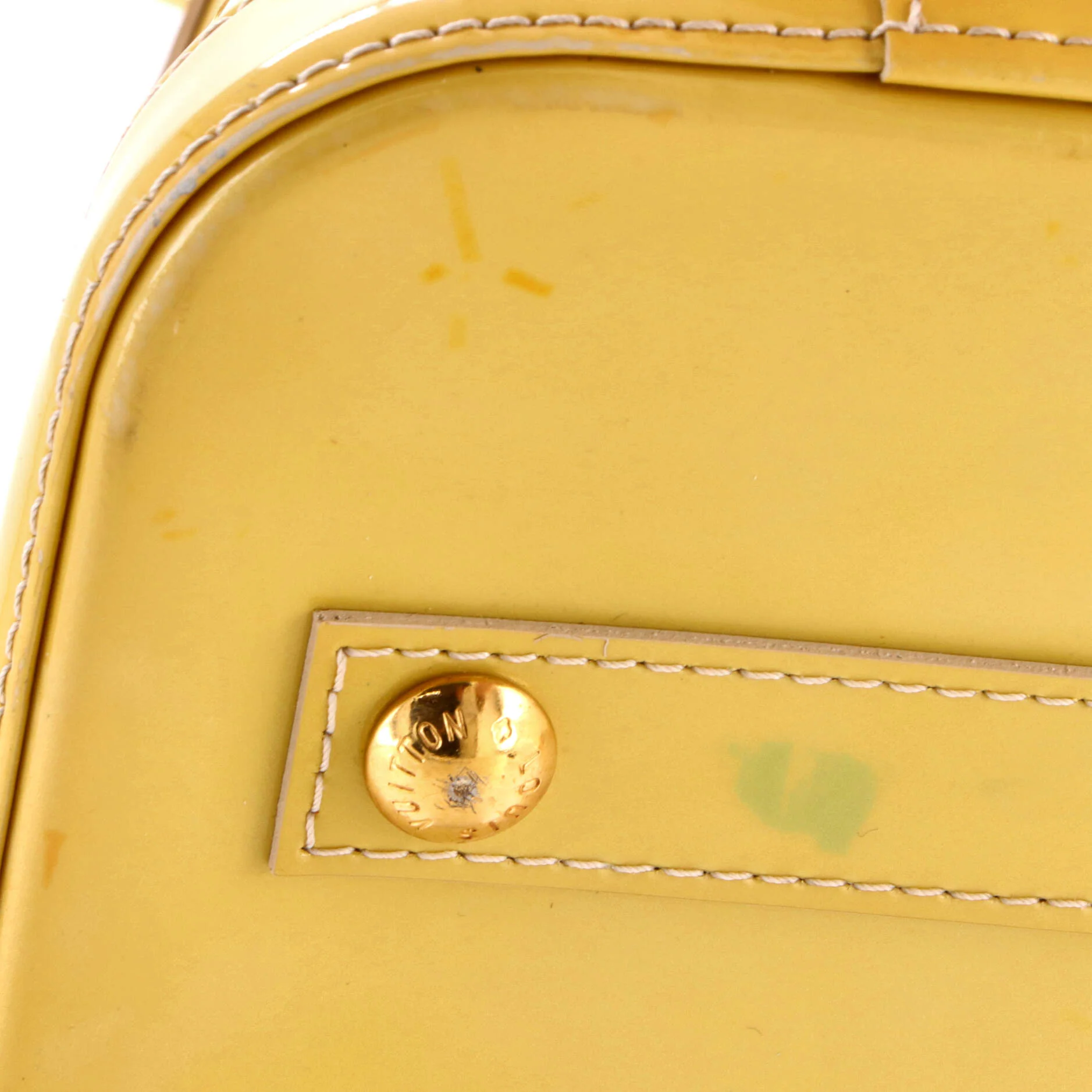 Alma Handbag Monogram Vernis PM - Image 6