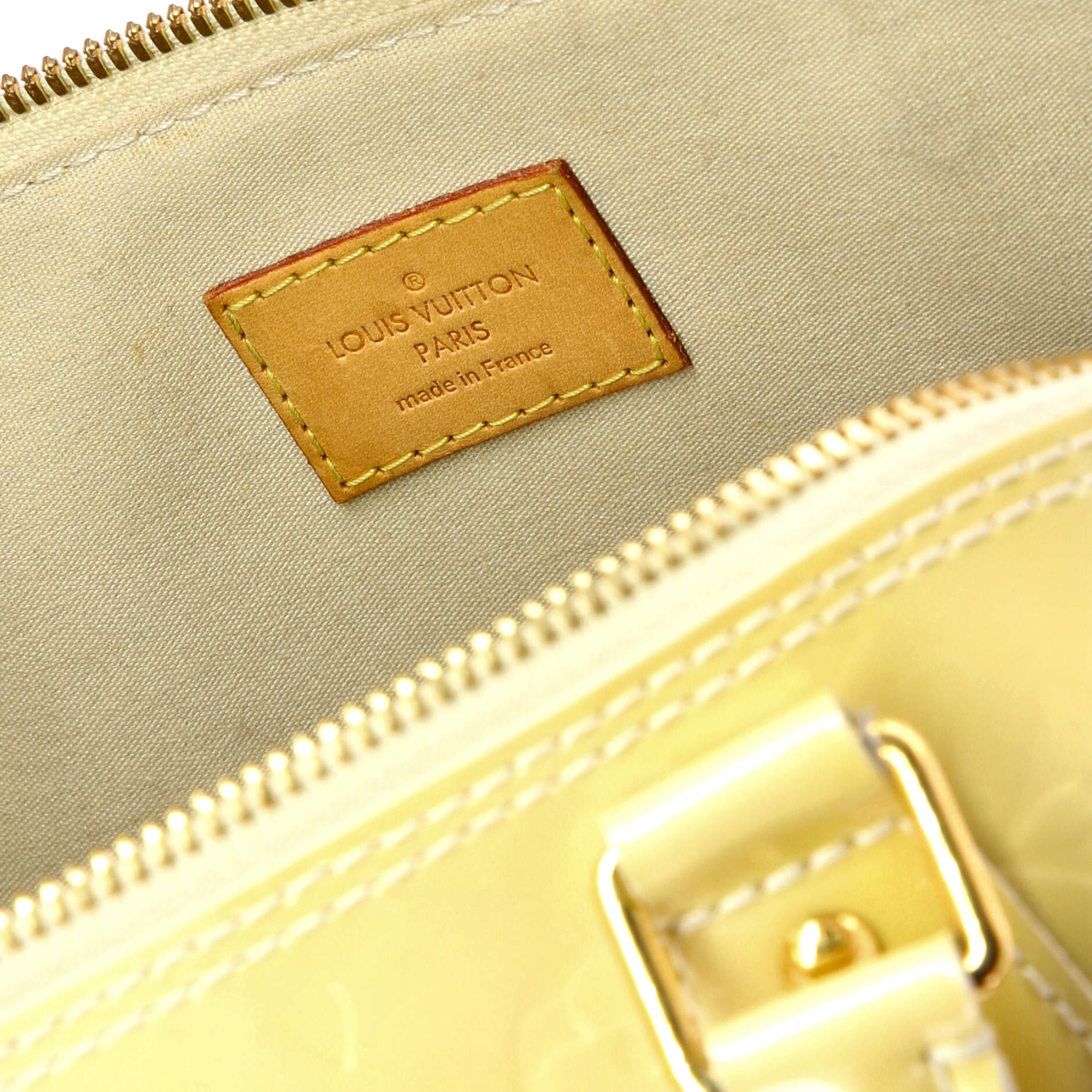 Alma Handbag Monogram Vernis PM - Image 8
