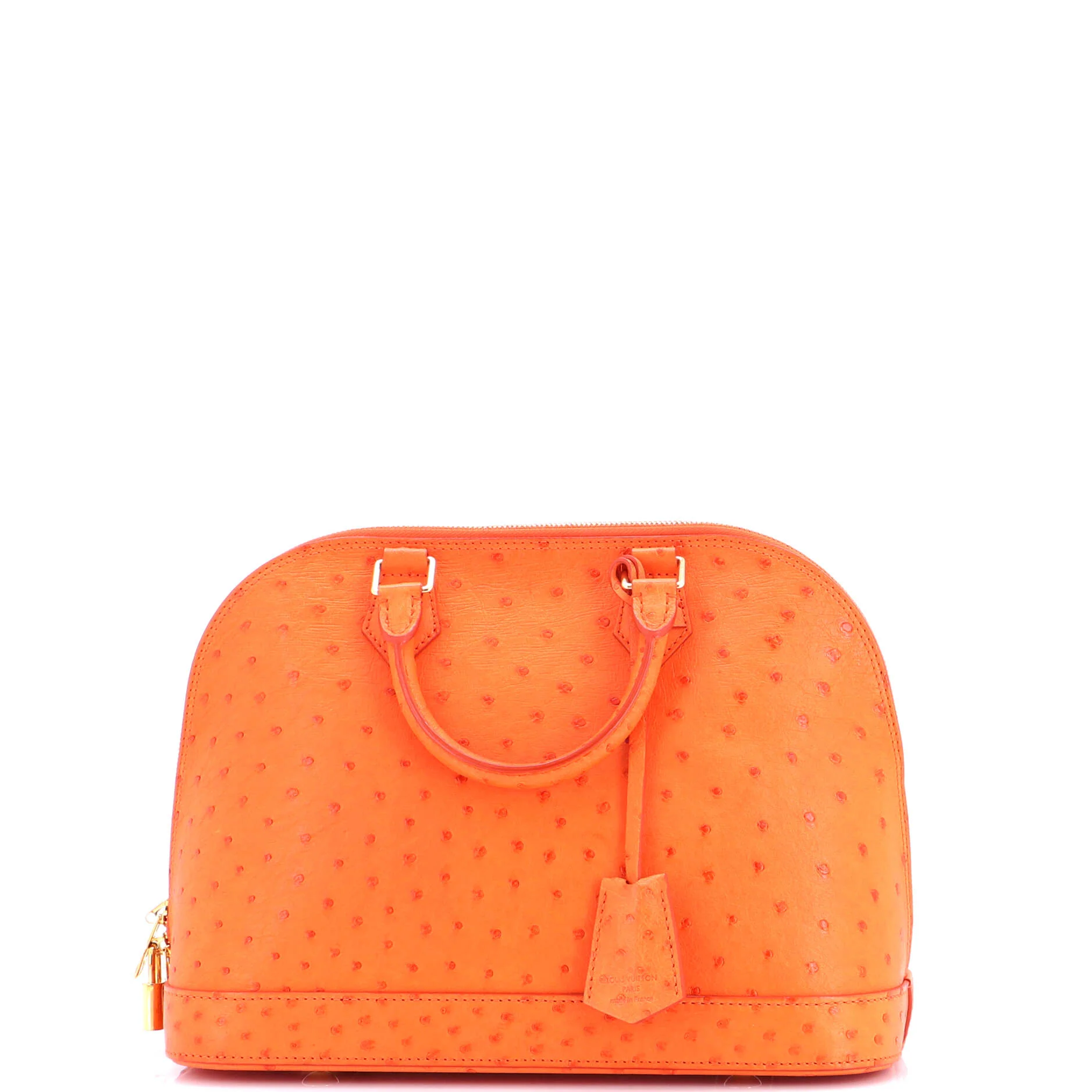 Alma Handbag Ostrich PM