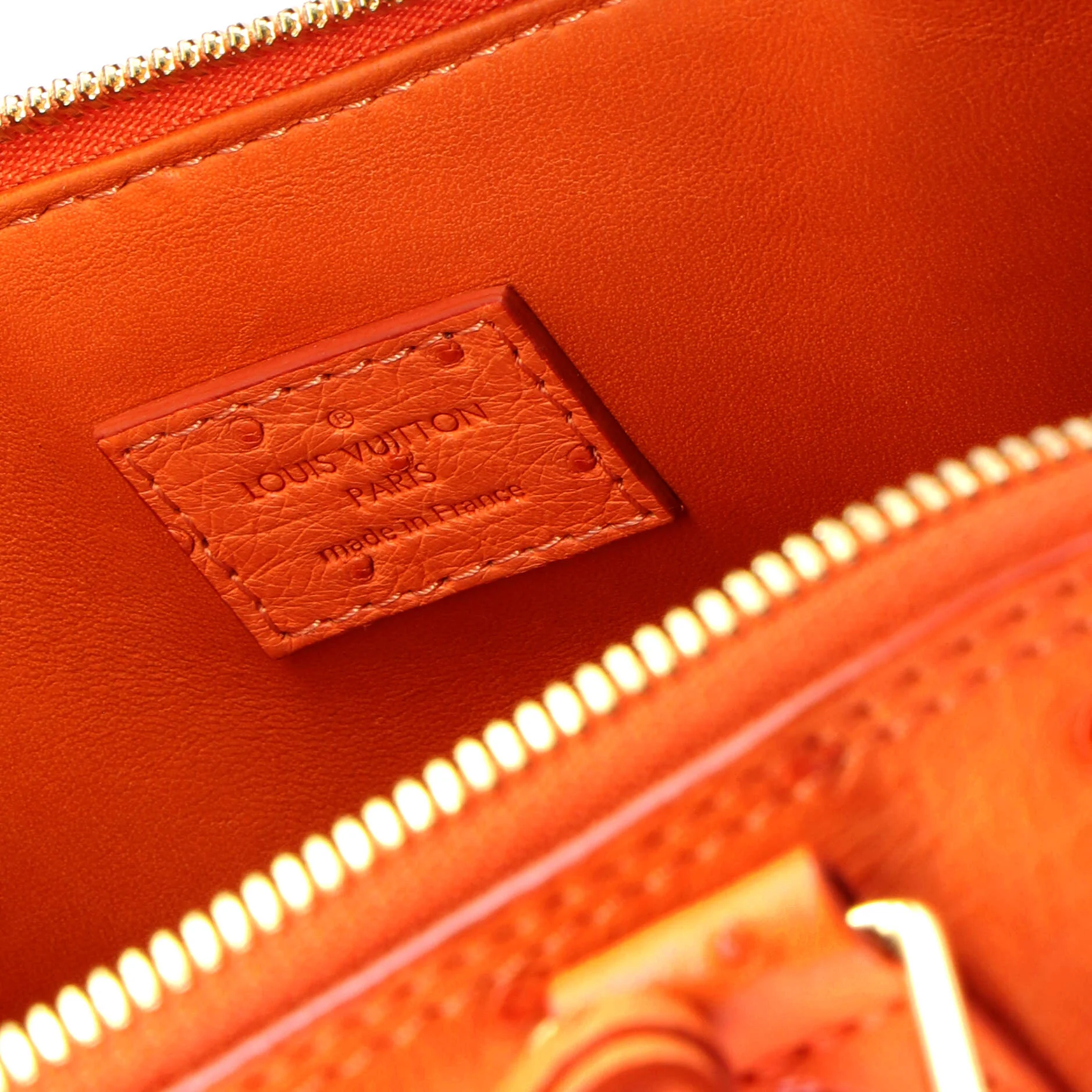 Alma Handbag Ostrich PM - Image 13