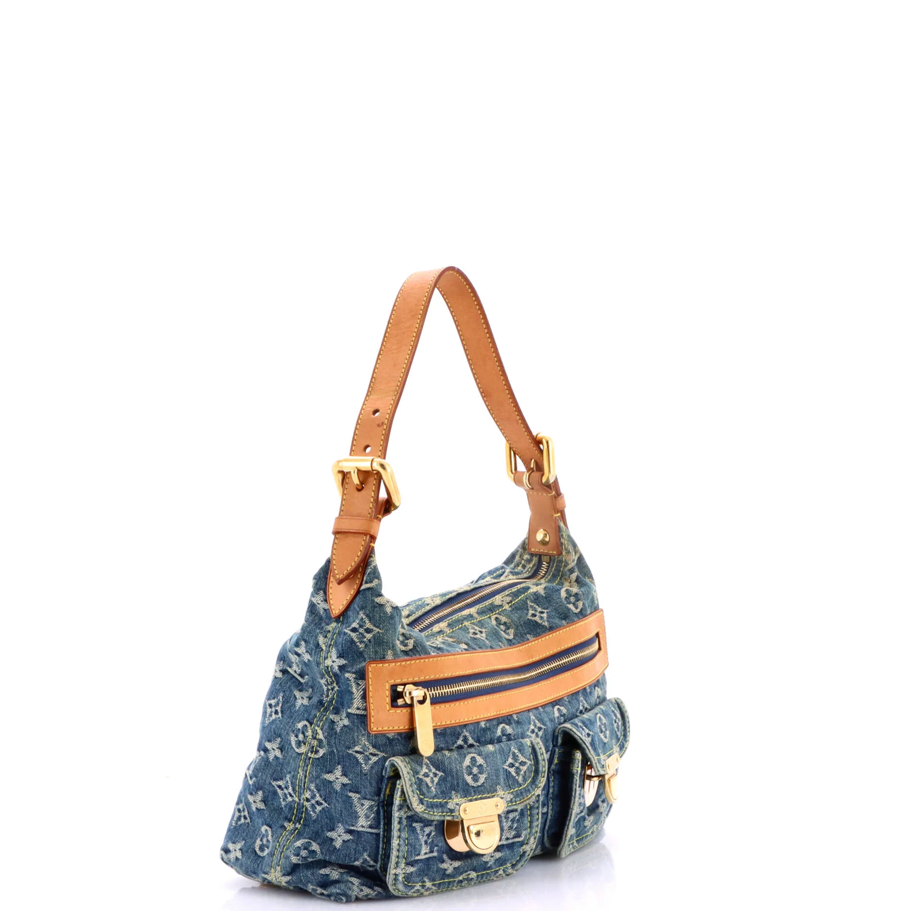 Baggy Handbag Denim PM - Image 2