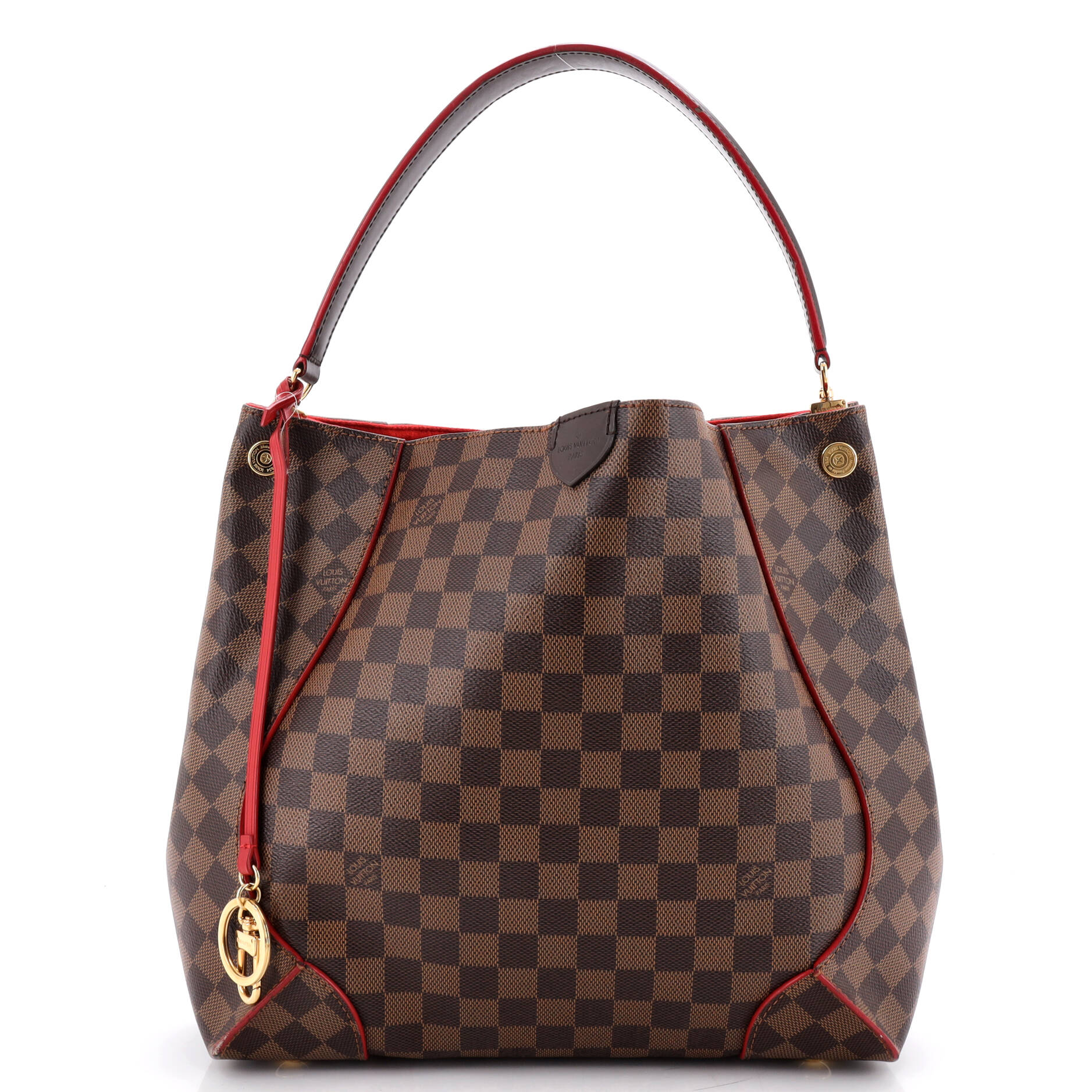Caissa Hobo Damier with Leather