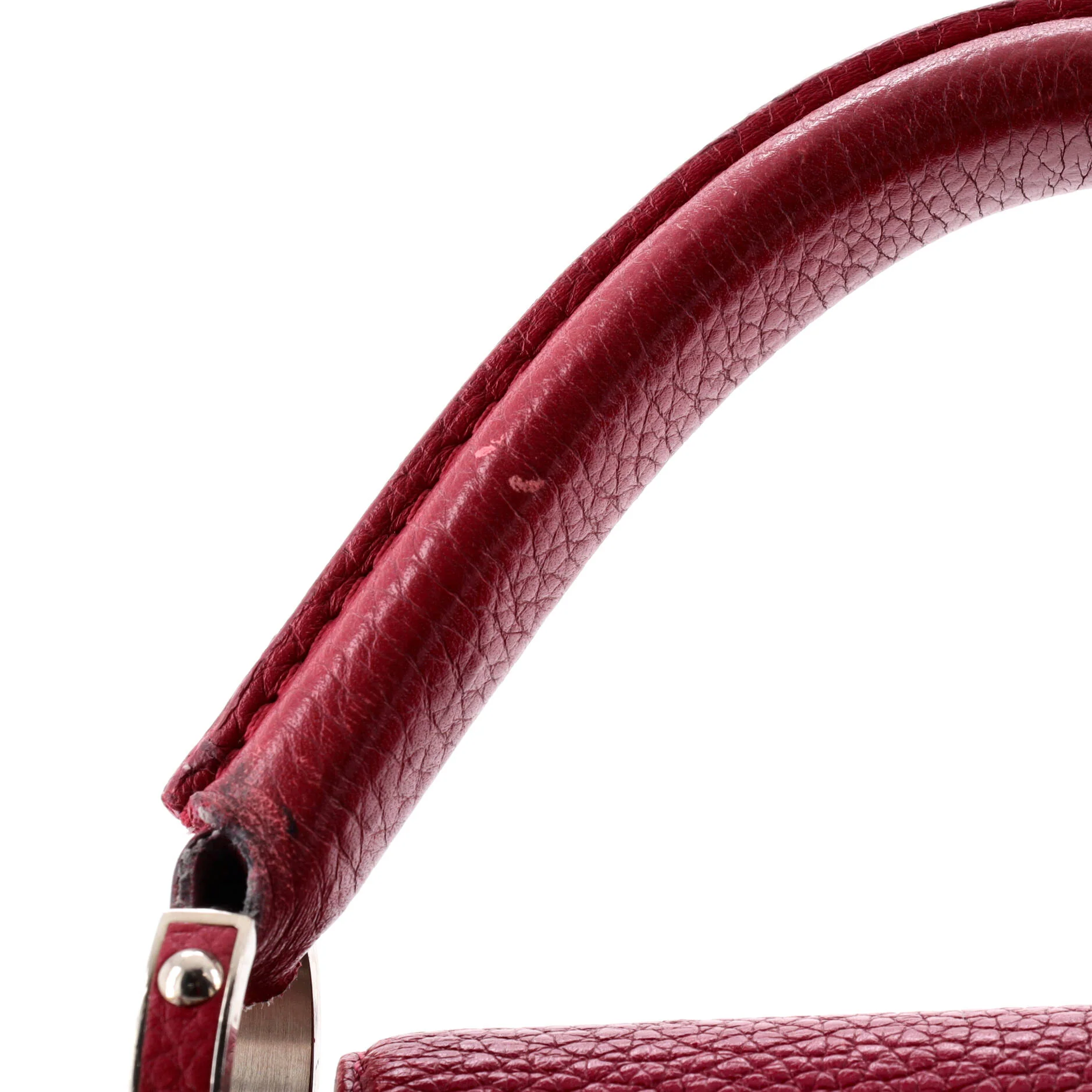 Capucines Bag Leather with Embellished Detail BB - Image 6