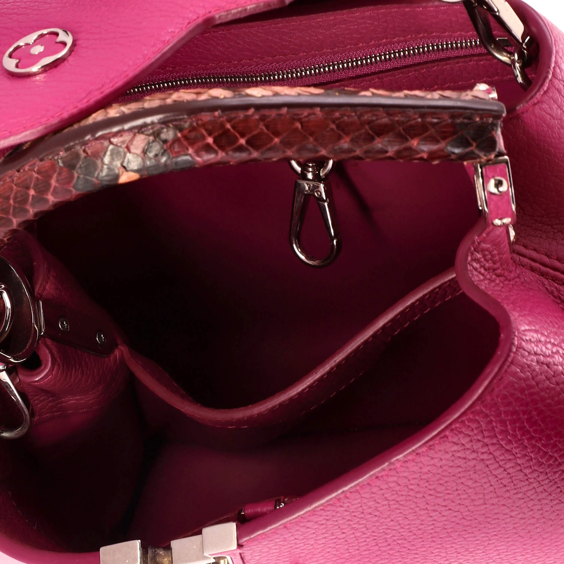 Capucines Bag Leather with Python BB - Image 5