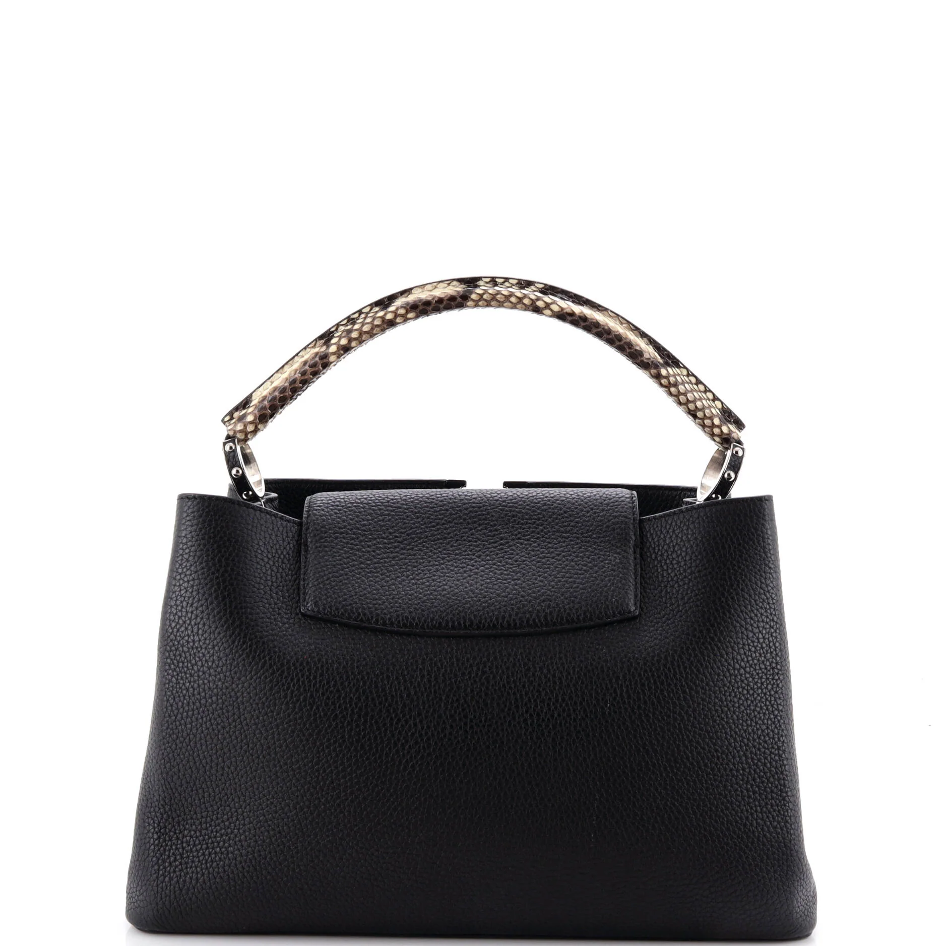 Capucines Bag Leather with Python MM - Image 3