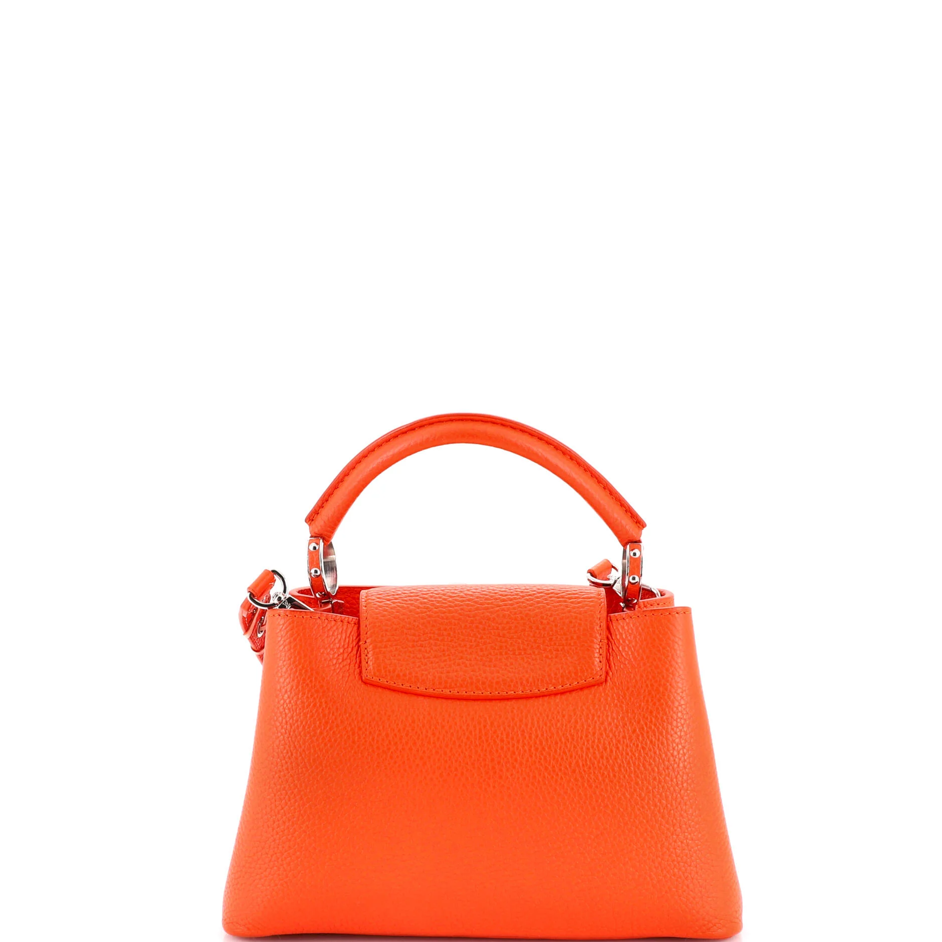 Capucines Bag Leather with Whipstitch Strap BB - Image 3