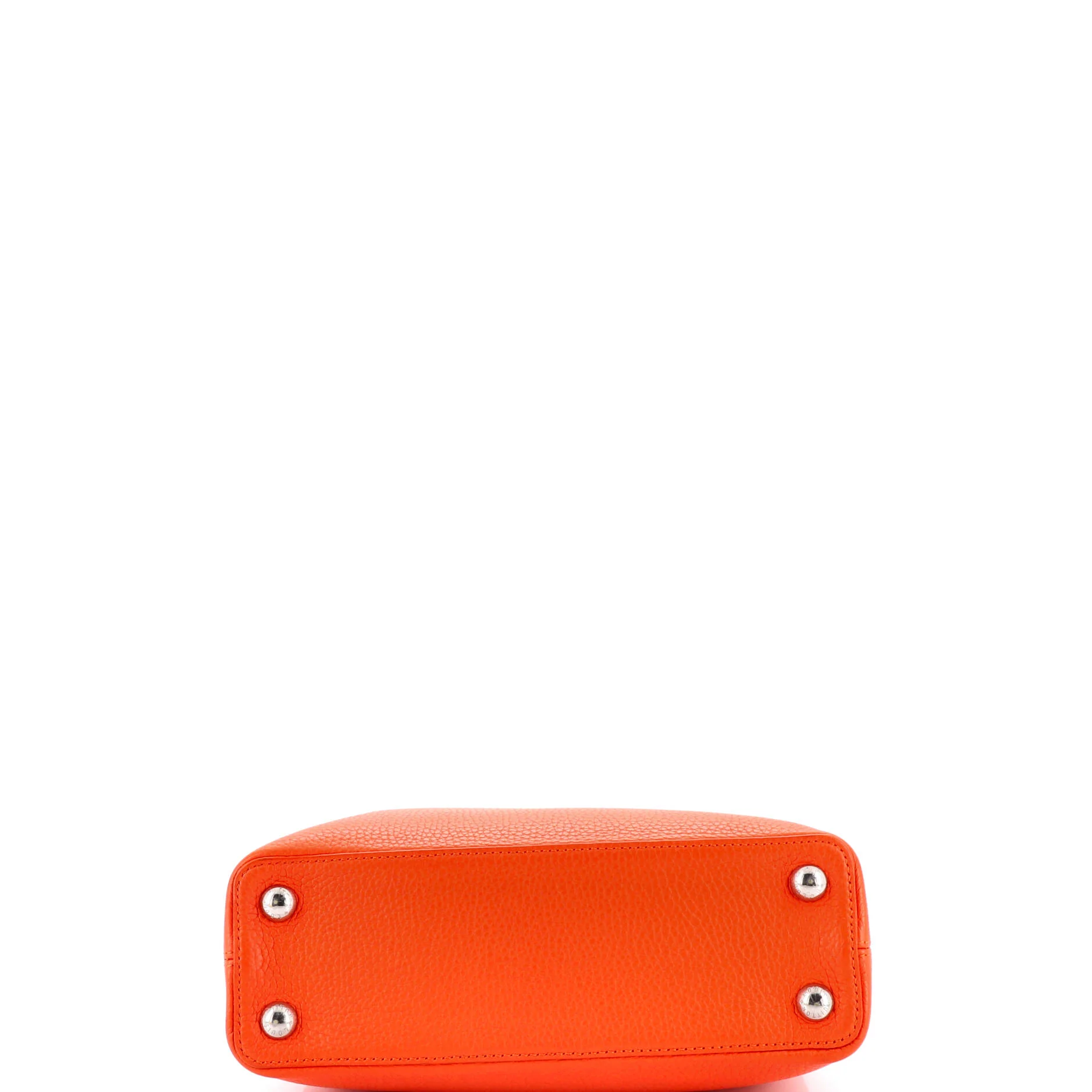 Capucines Bag Leather with Whipstitch Strap BB - Image 4
