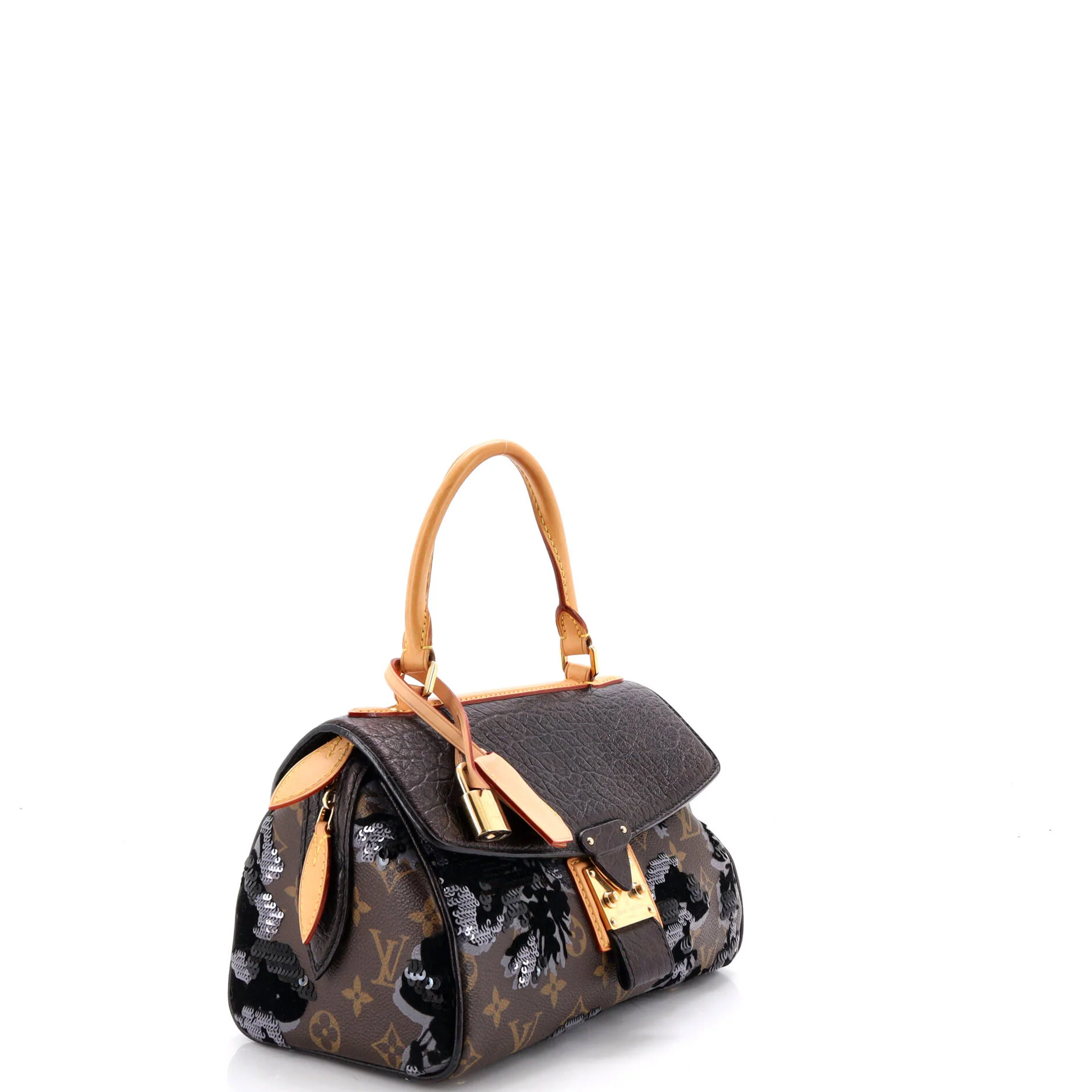 Carrousel Handbag Fleur De Jais Monogram Canvas - Image 2