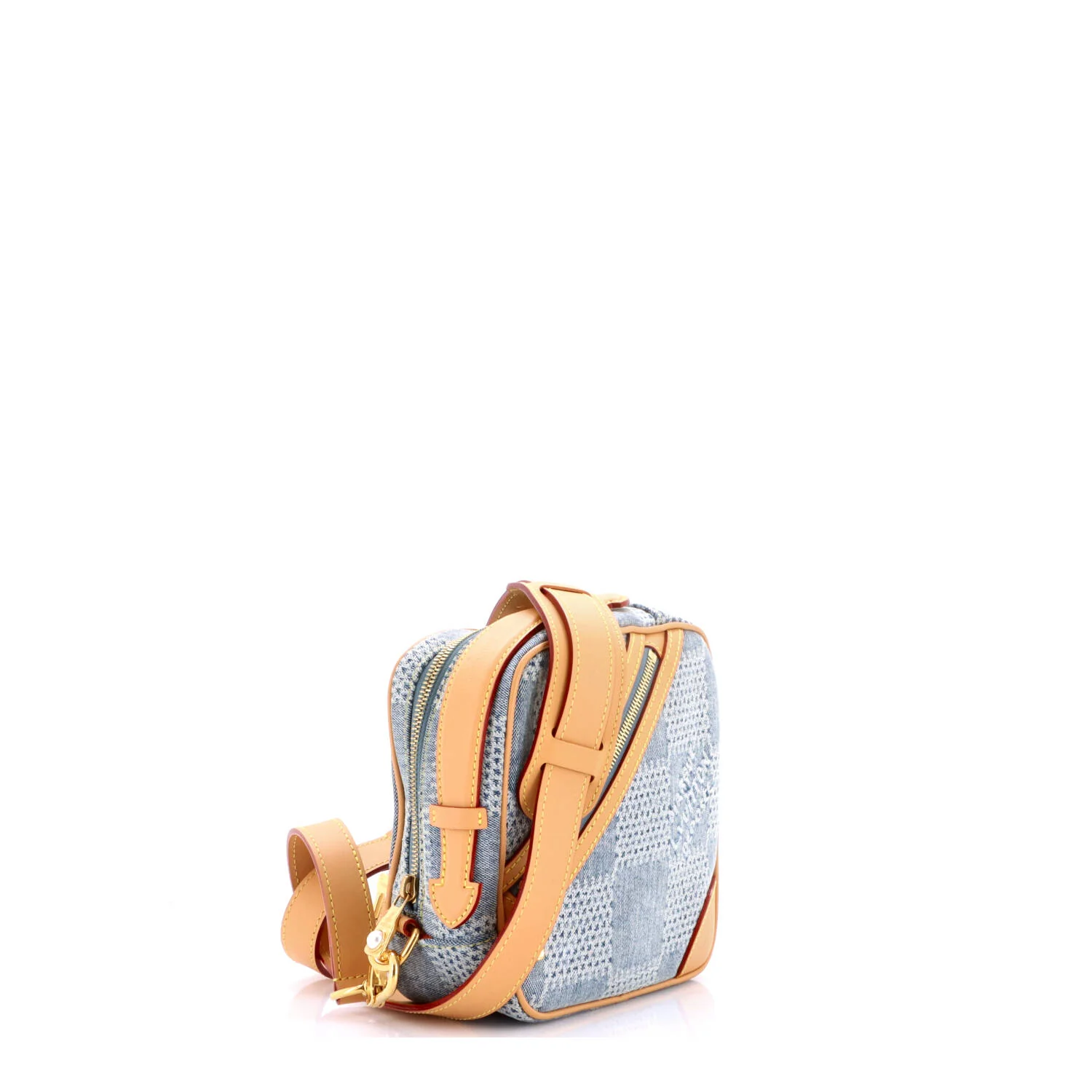 Chess Messenger Bag Damier 3D Denim - Image 2