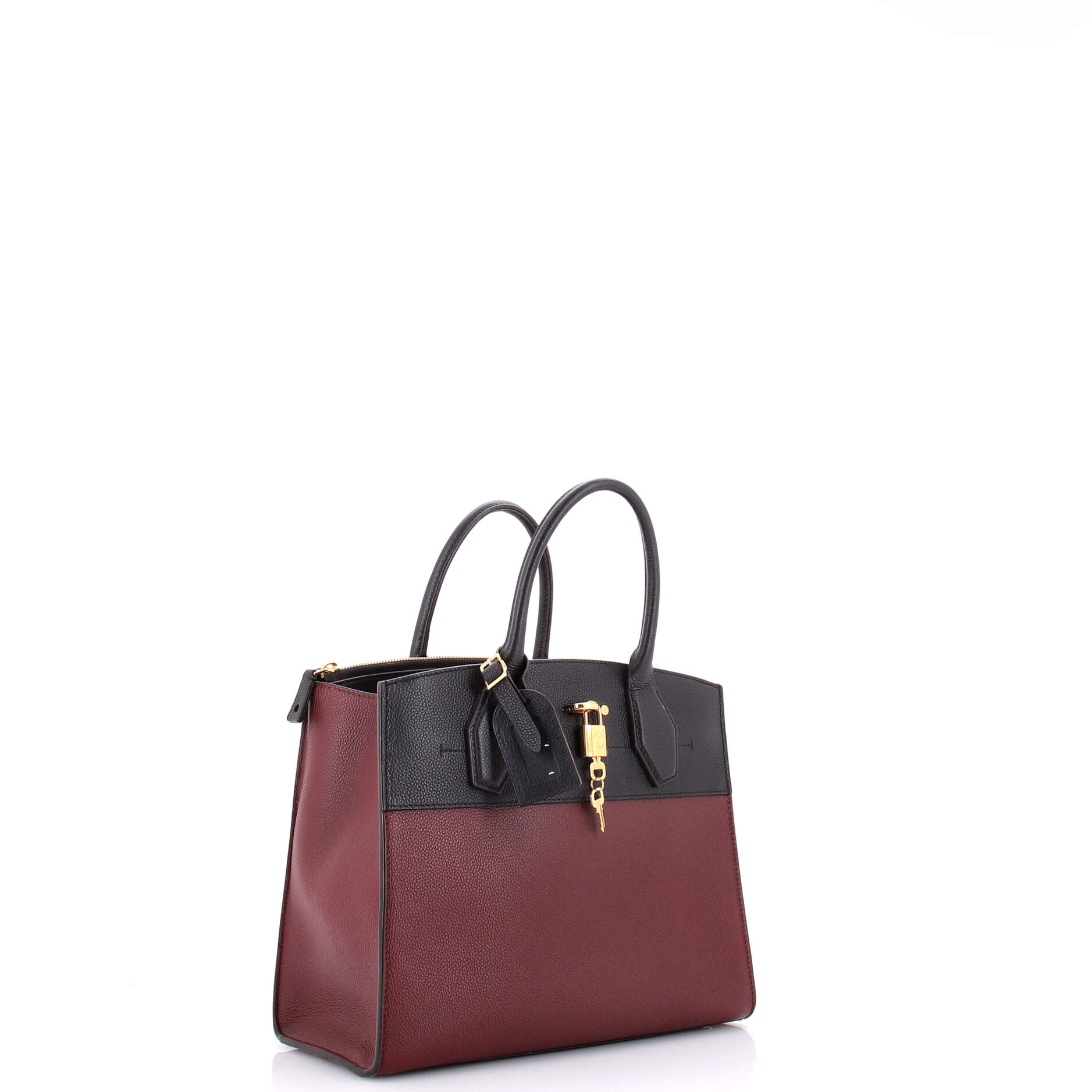 City Steamer Handbag Leather MM - Image 2