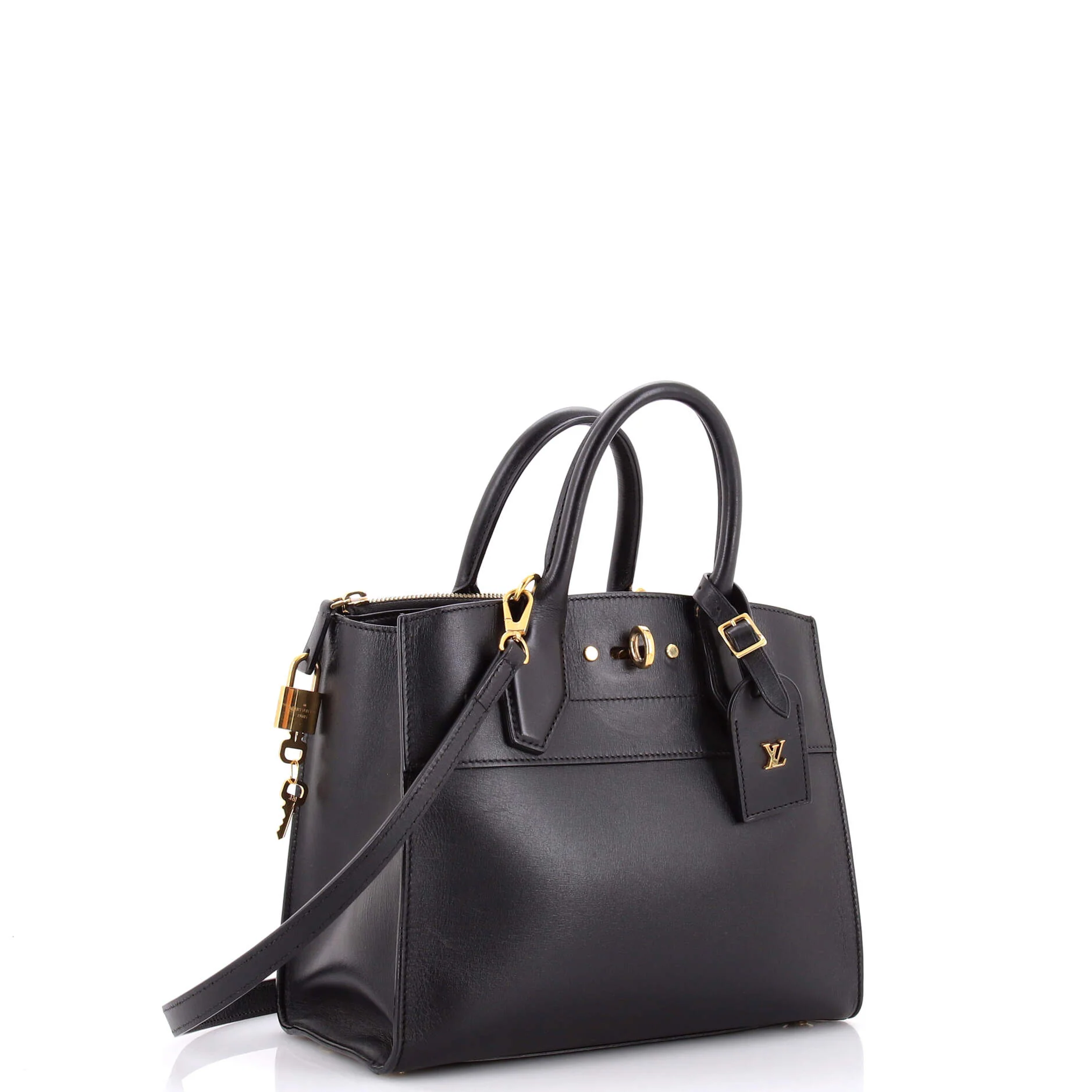 City Steamer Handbag Leather PM - Image 2