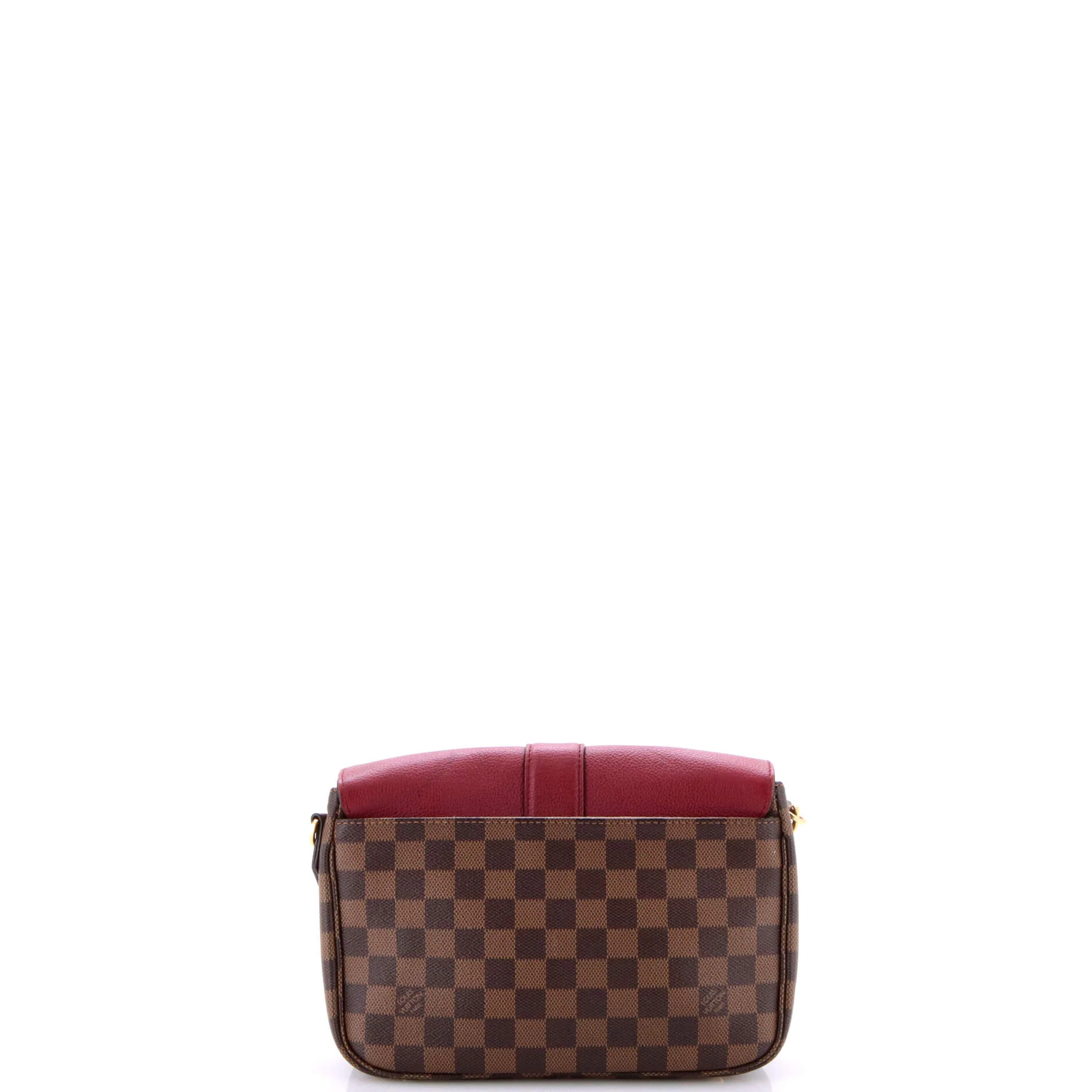 Clapton Handbag Damier and Leather PM - Image 3