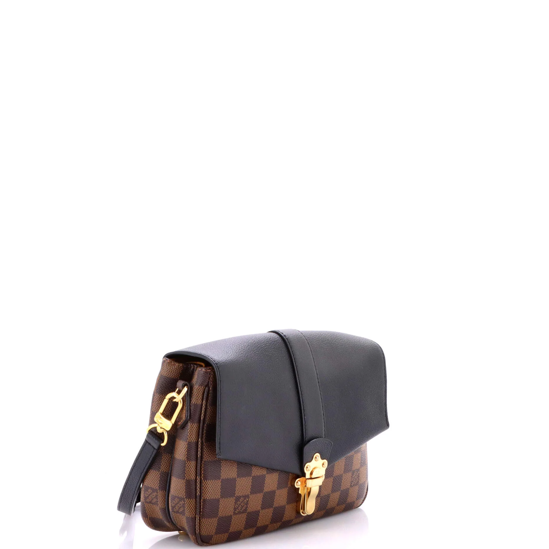 Clapton Handbag Damier and Leather PM - Image 2