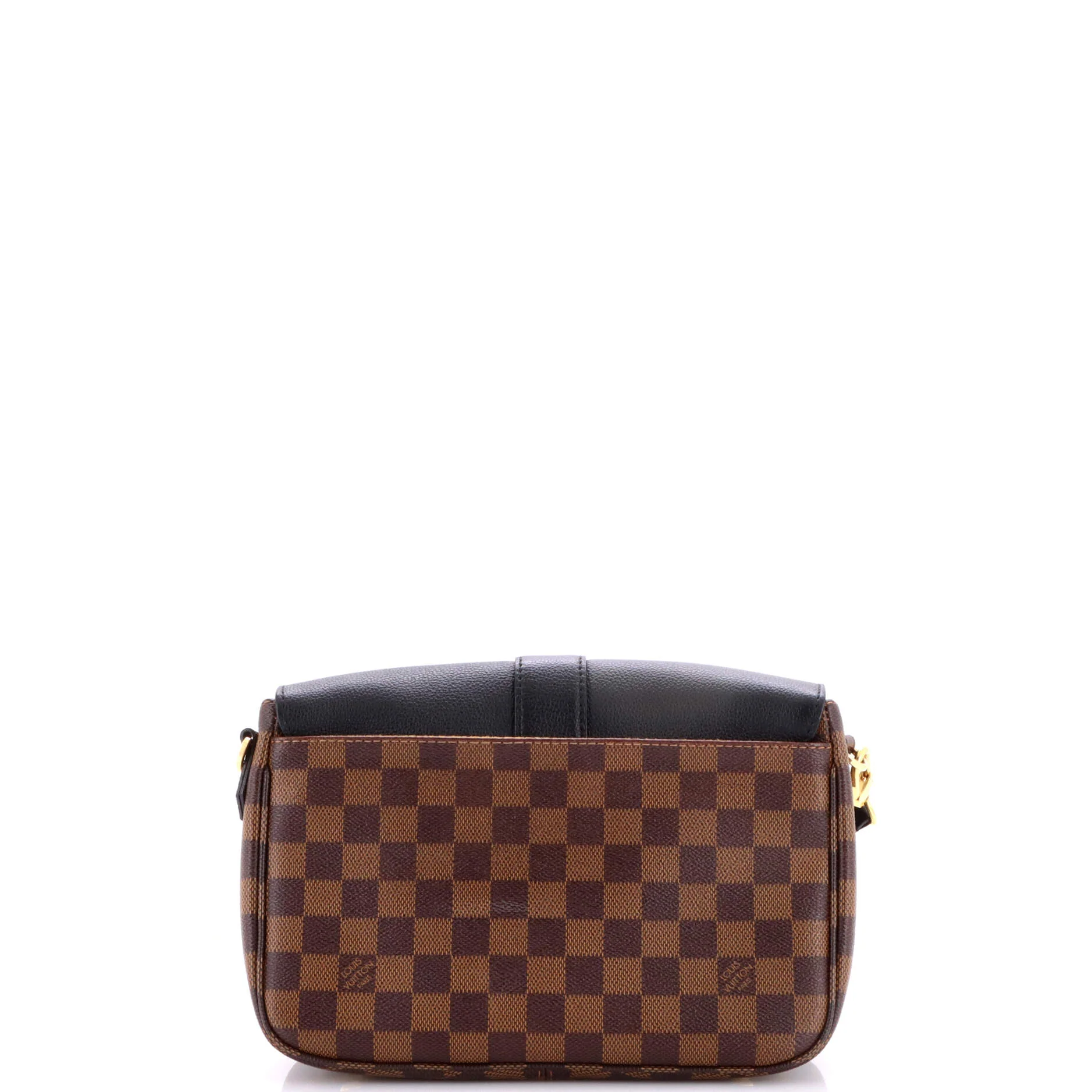 Clapton Handbag Damier and Leather PM - Image 3