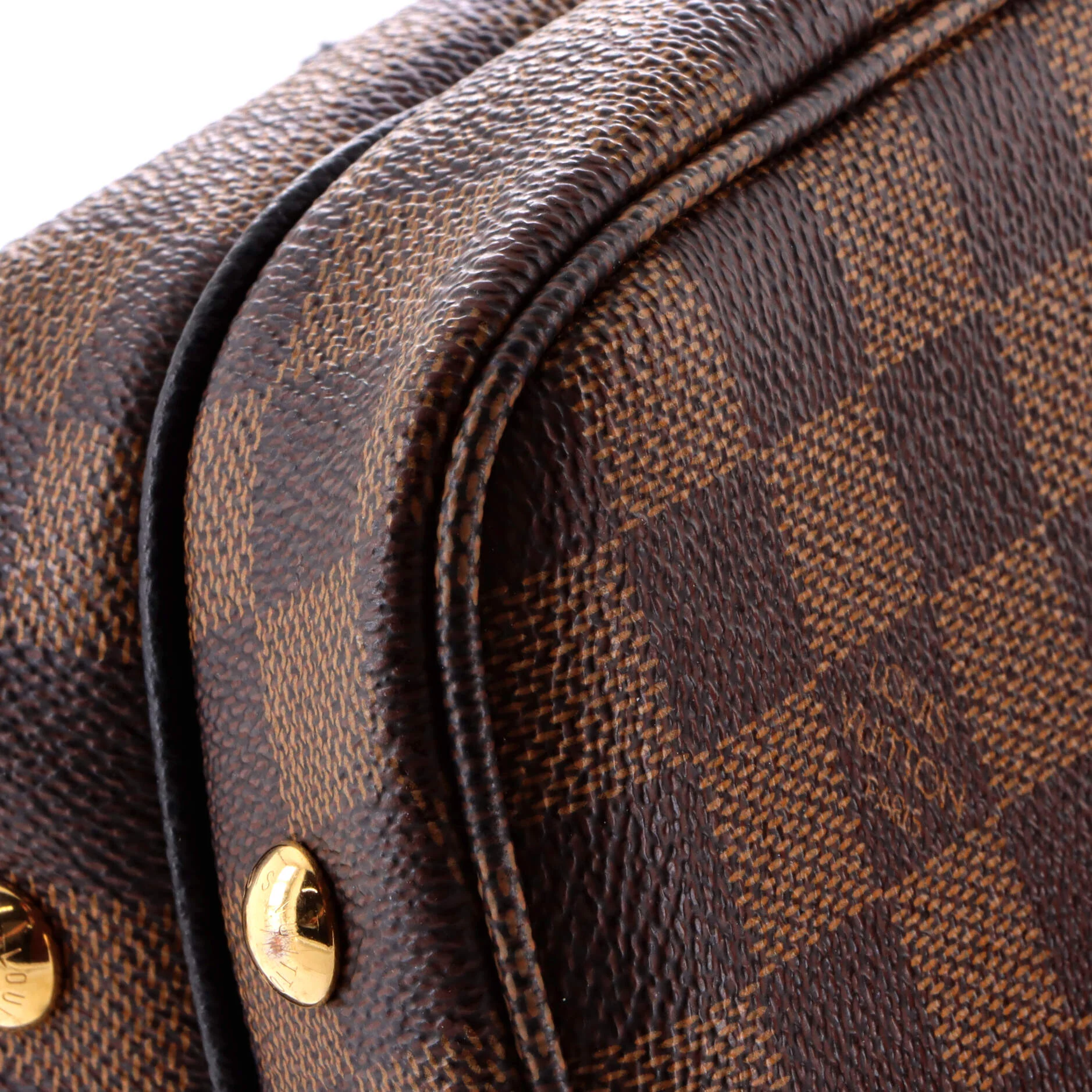 Clapton Handbag Damier and Leather PM - Image 7
