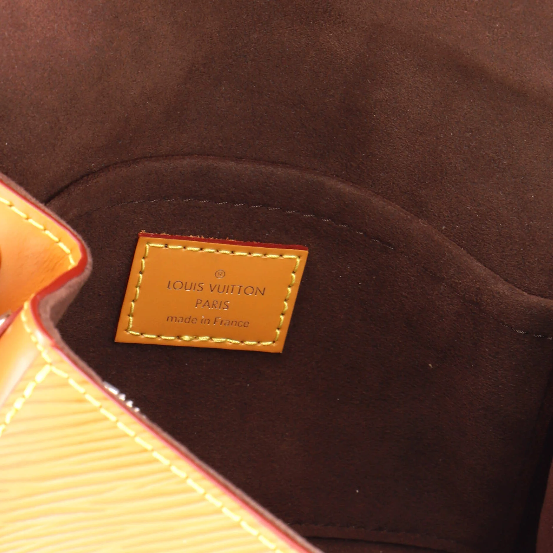 Cluny Top Handle Bag Epi Leather Mini - Image 7