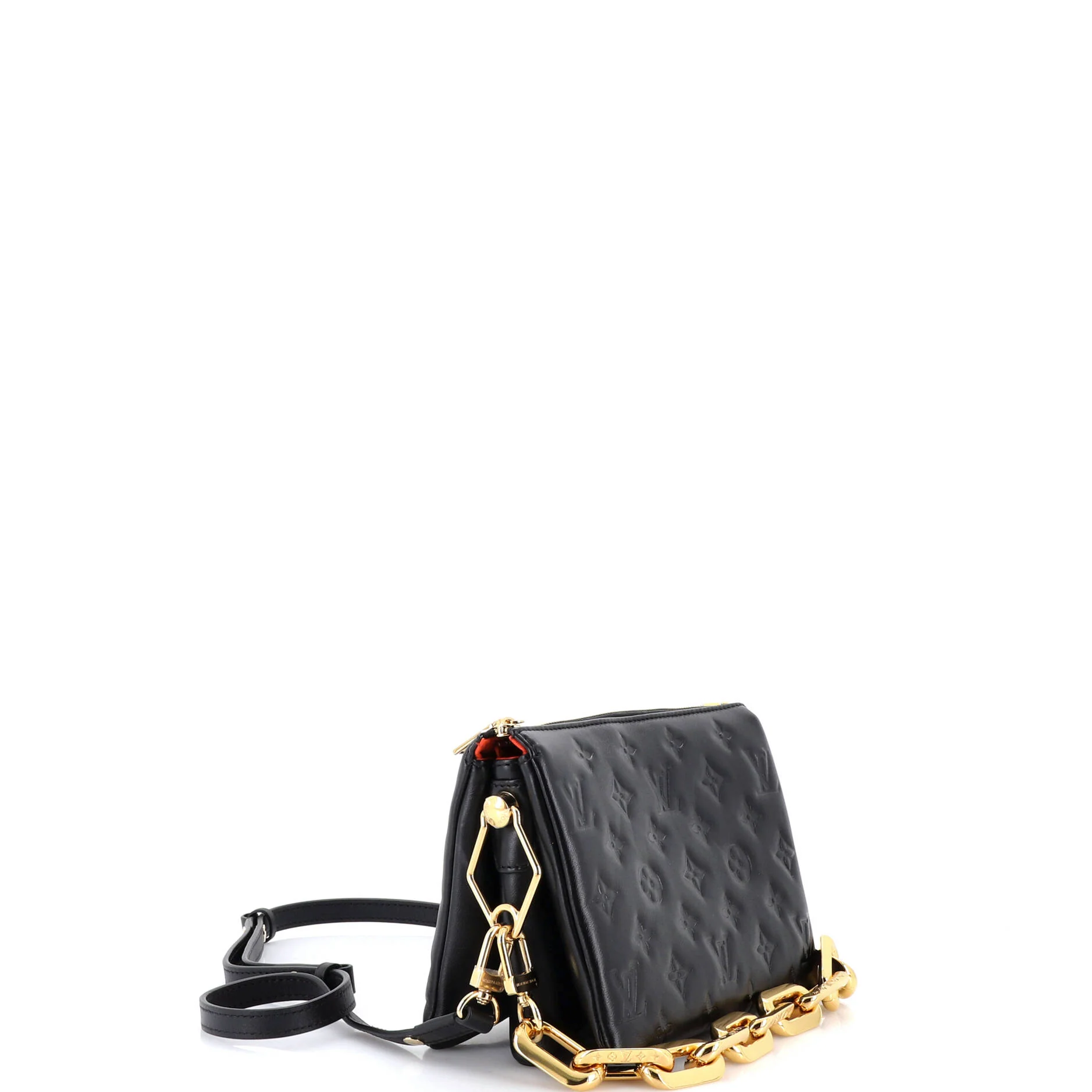 Coussin Bag Monogram Embossed Lambskin BB - Image 2