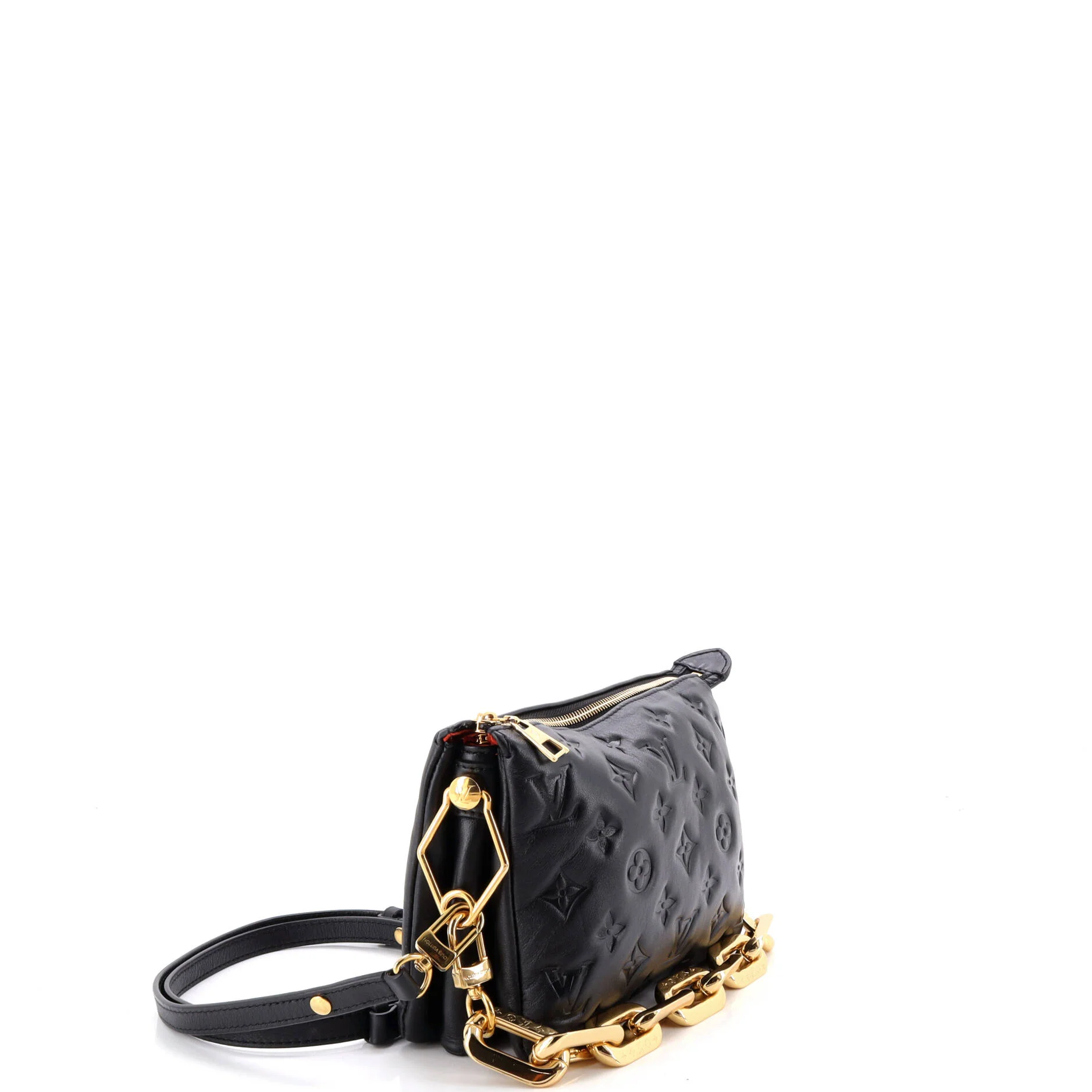 Coussin Bag Monogram Embossed Lambskin BB - Image 2