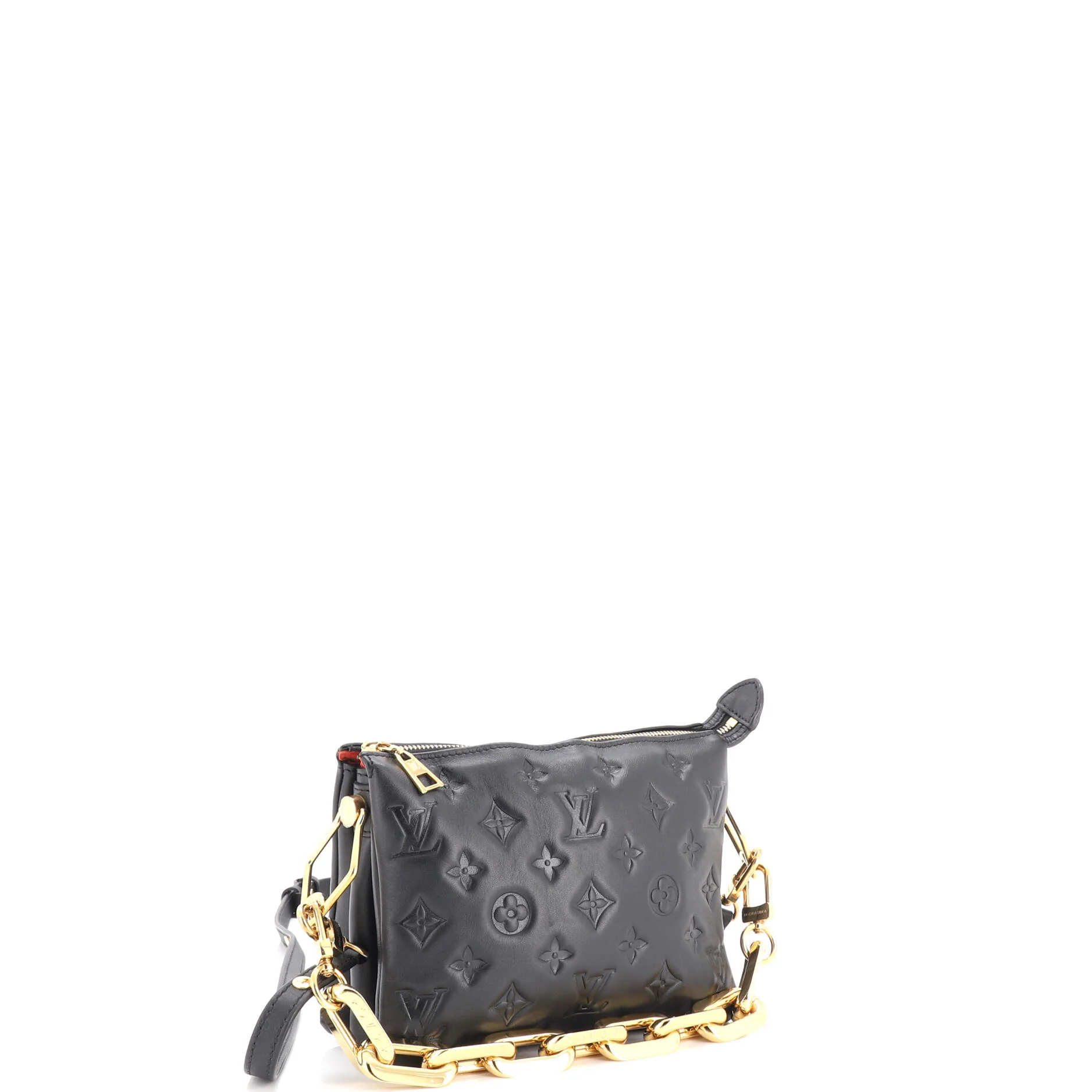 Coussin Bag Monogram Embossed Lambskin BB - Image 2