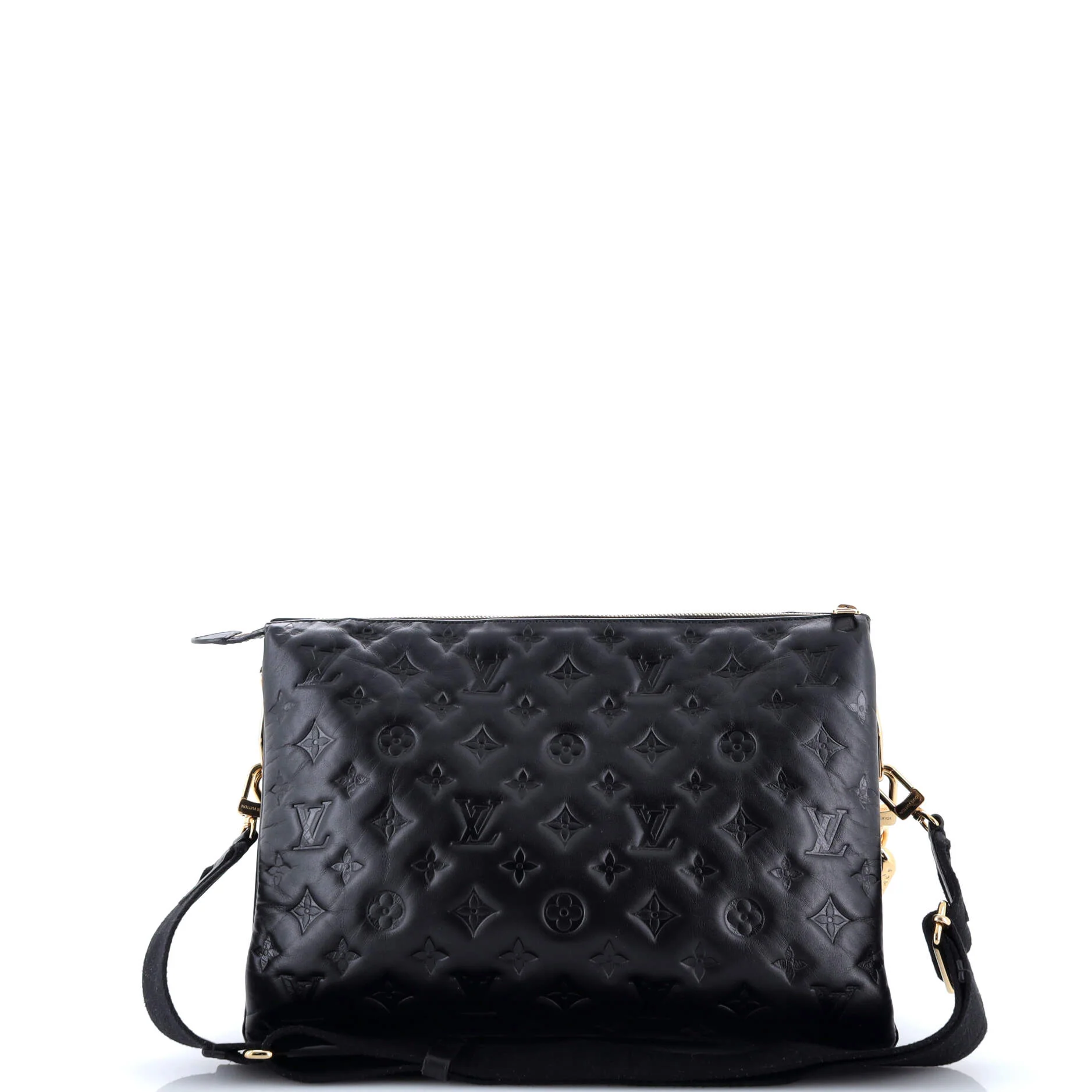 Coussin Bag Monogram Embossed Lambskin MM - Image 3