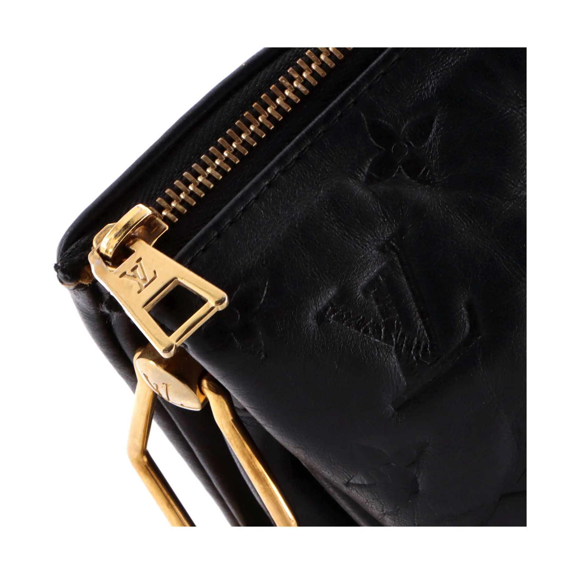 Coussin Bag Monogram Embossed Lambskin MM - Image 8