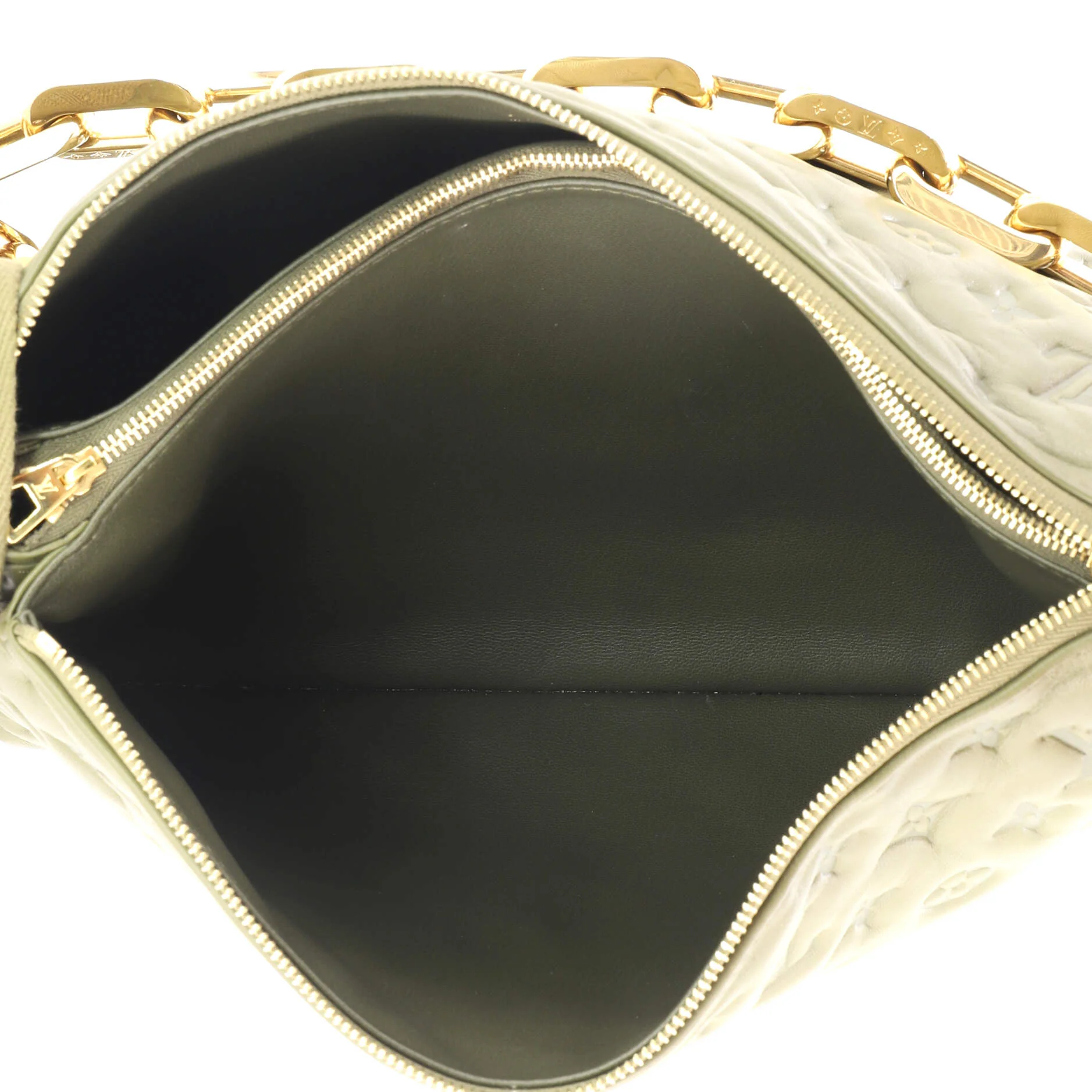 Coussin Bag Monogram Embossed Lambskin MM - Image 5