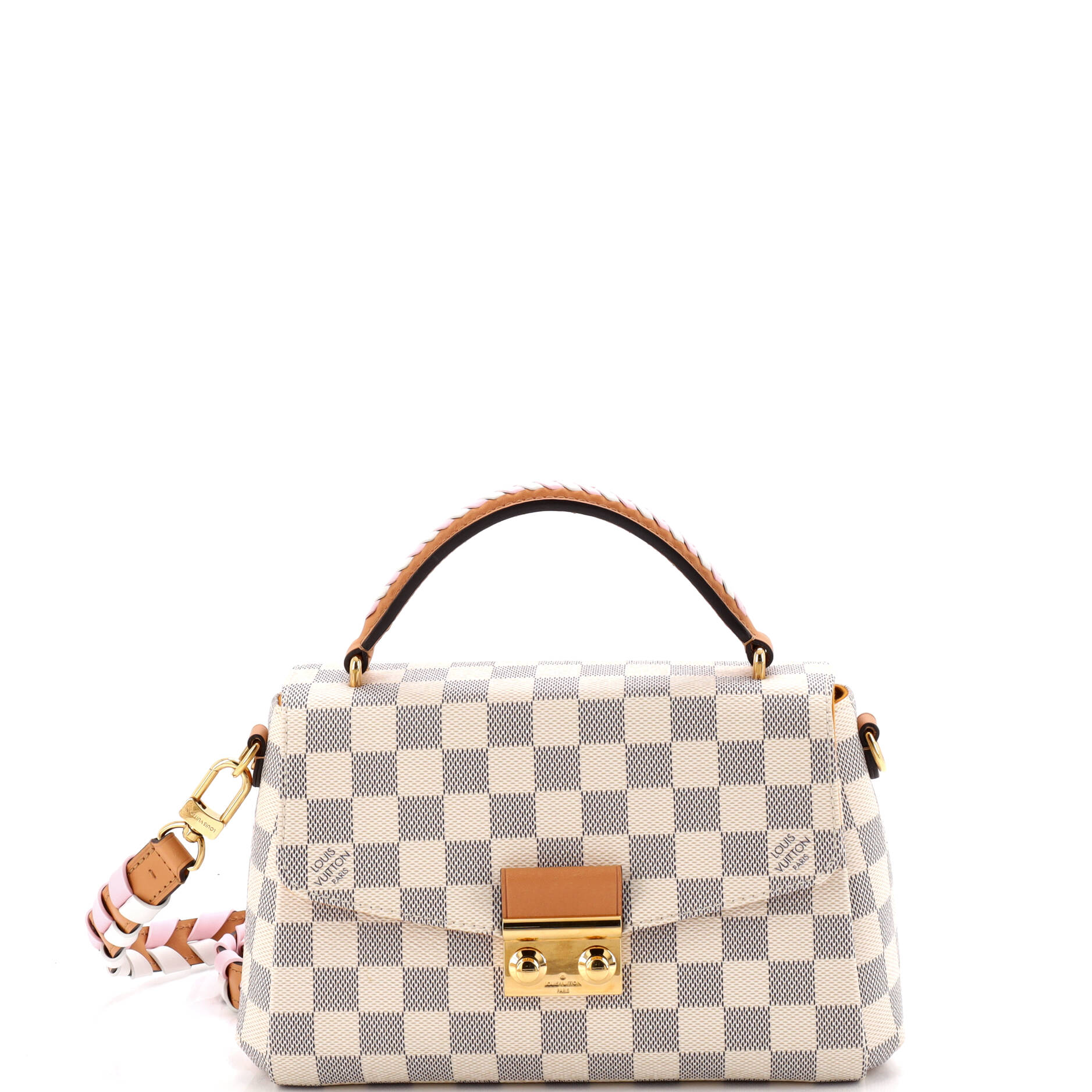 Croisette Handbag Damier with Braided Detail