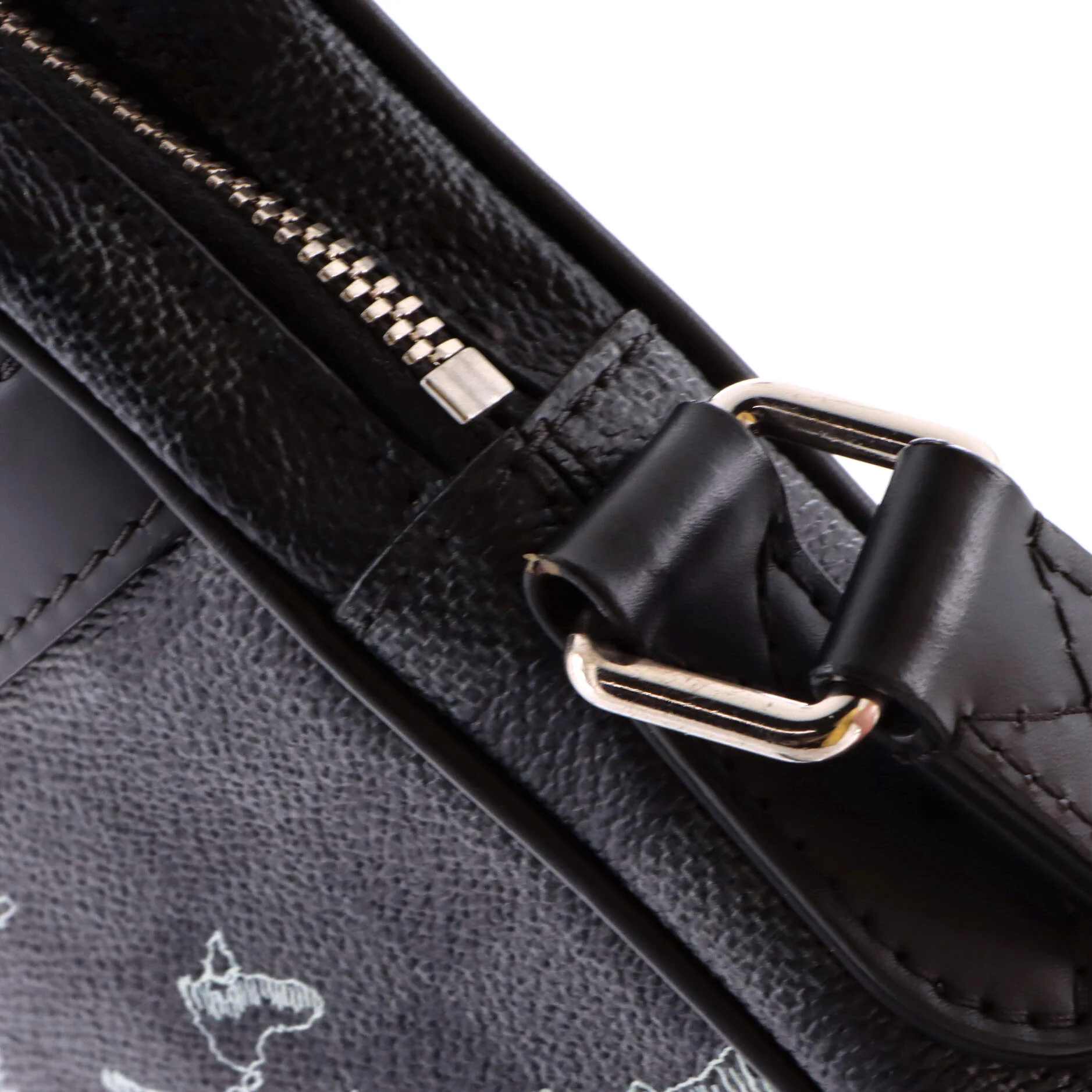 Danube Slim Bag Limited Edition Renaissance Map Damier Graphite PM - Image 6