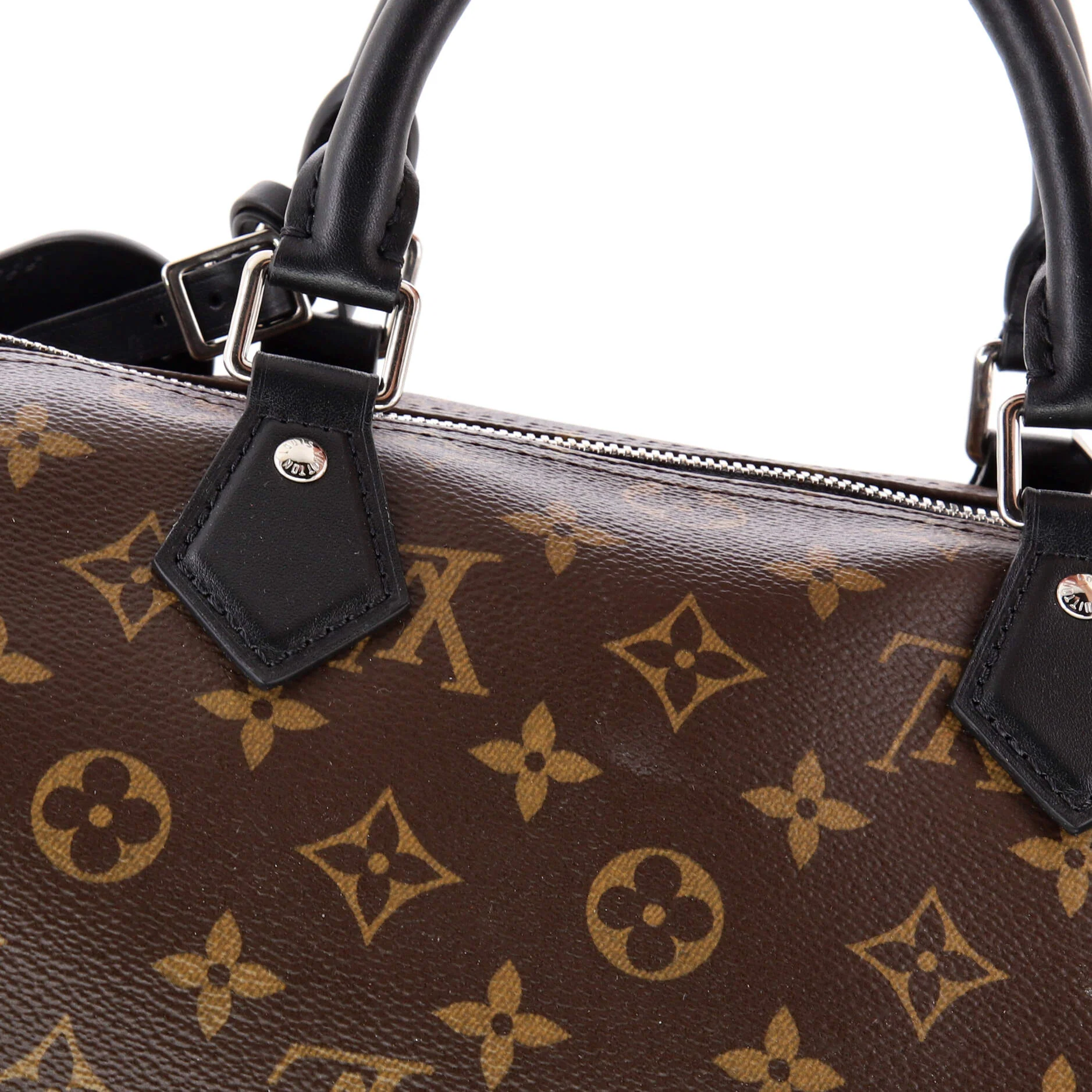 Dark Speedy Soft Bandouliere Bag Monogram Canvas 30 - Image 7