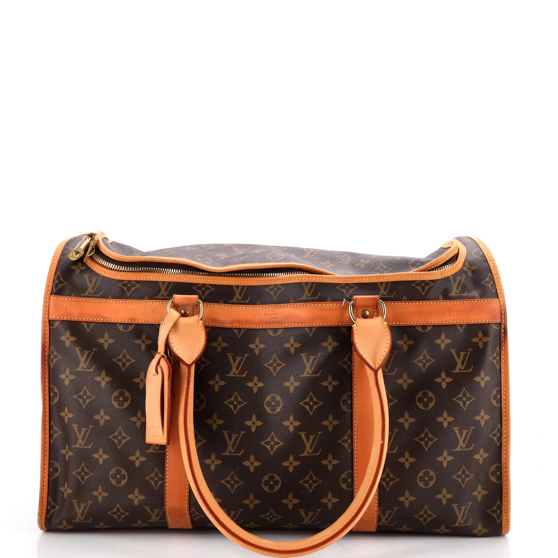 Dog Carrier Bag Monogram Canvas 50