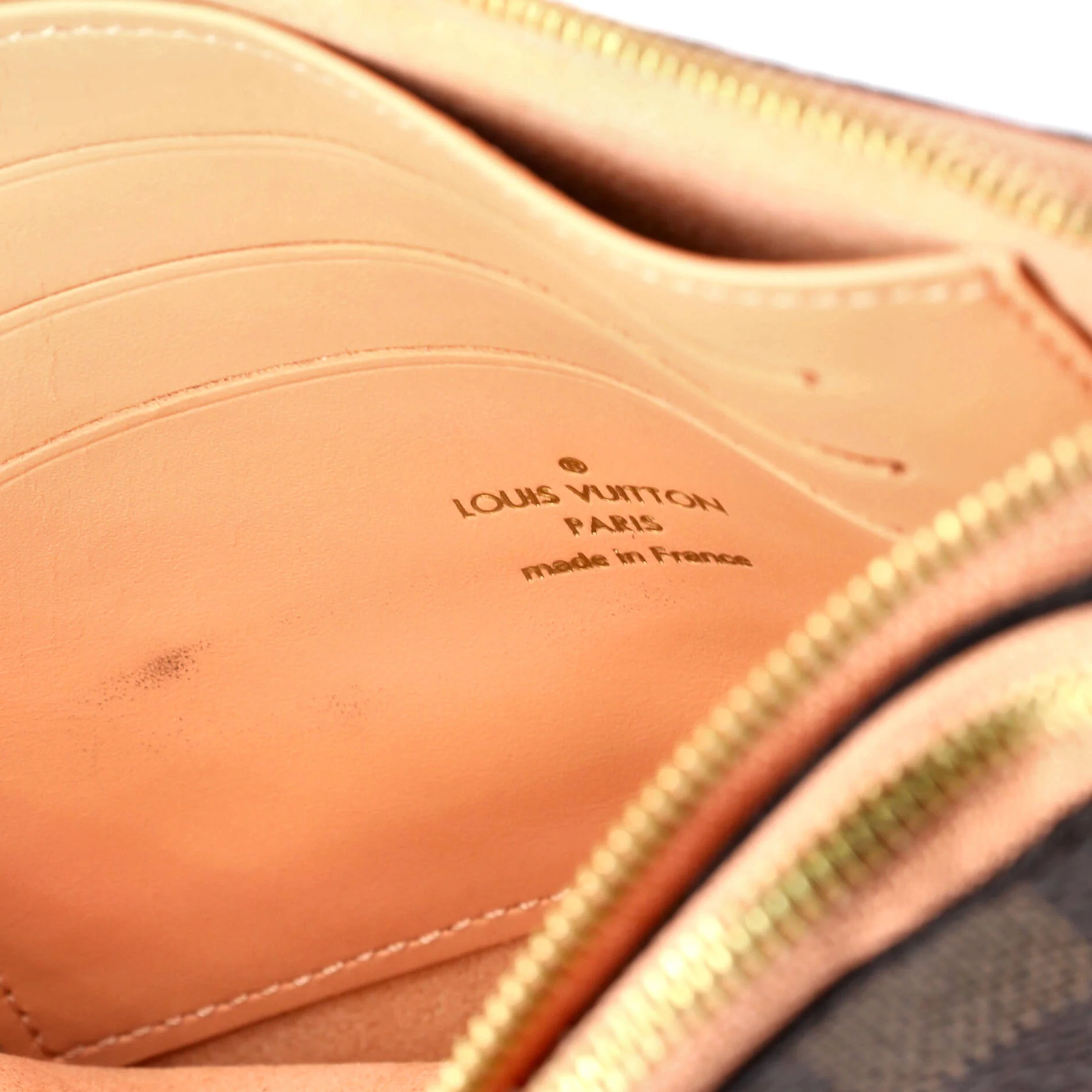 Double Zip Pochette Damier - Image 7
