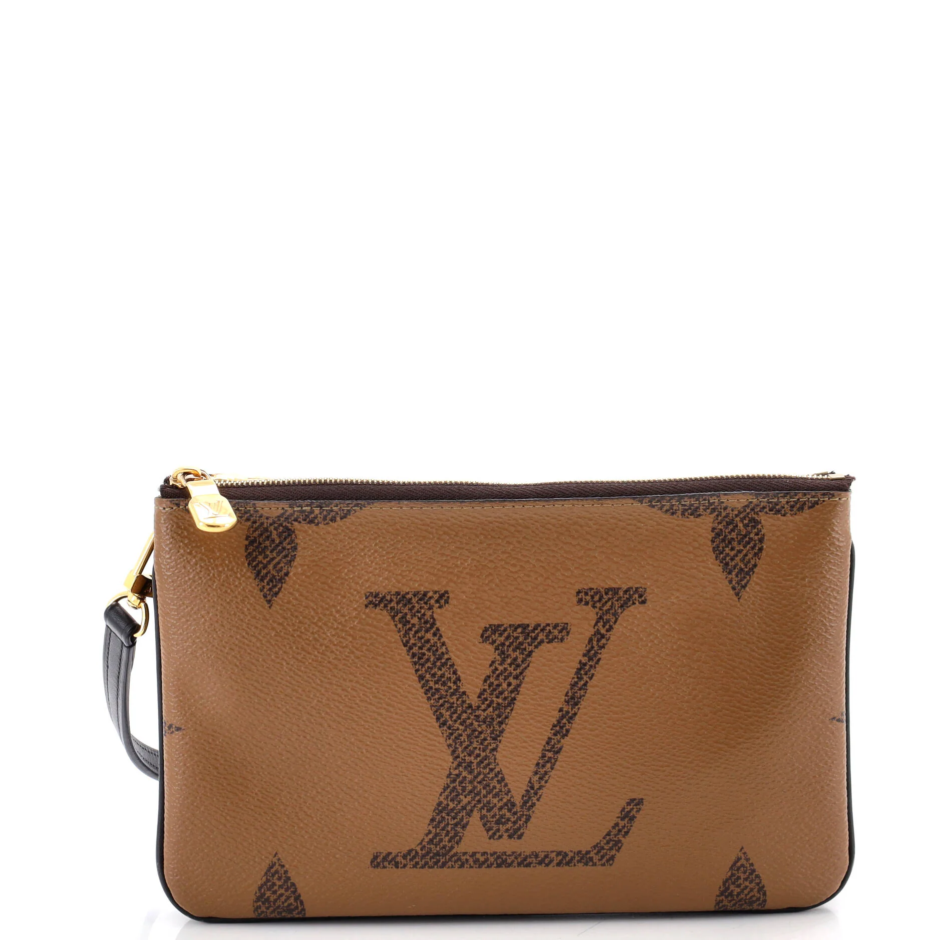 Double Zip Pochette Reverse Monogram Giant