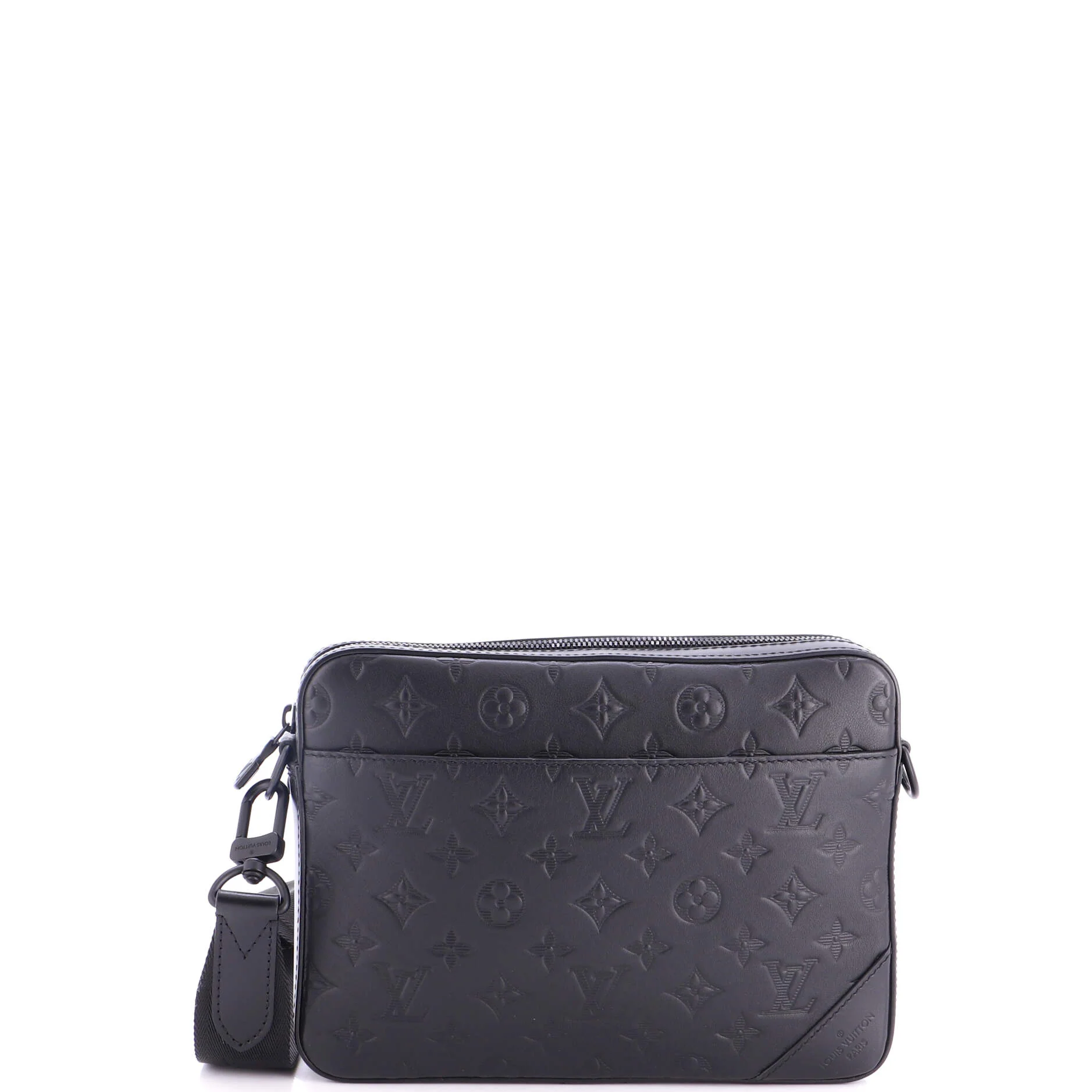Duo Messenger Bag Monogram Shadow Leather