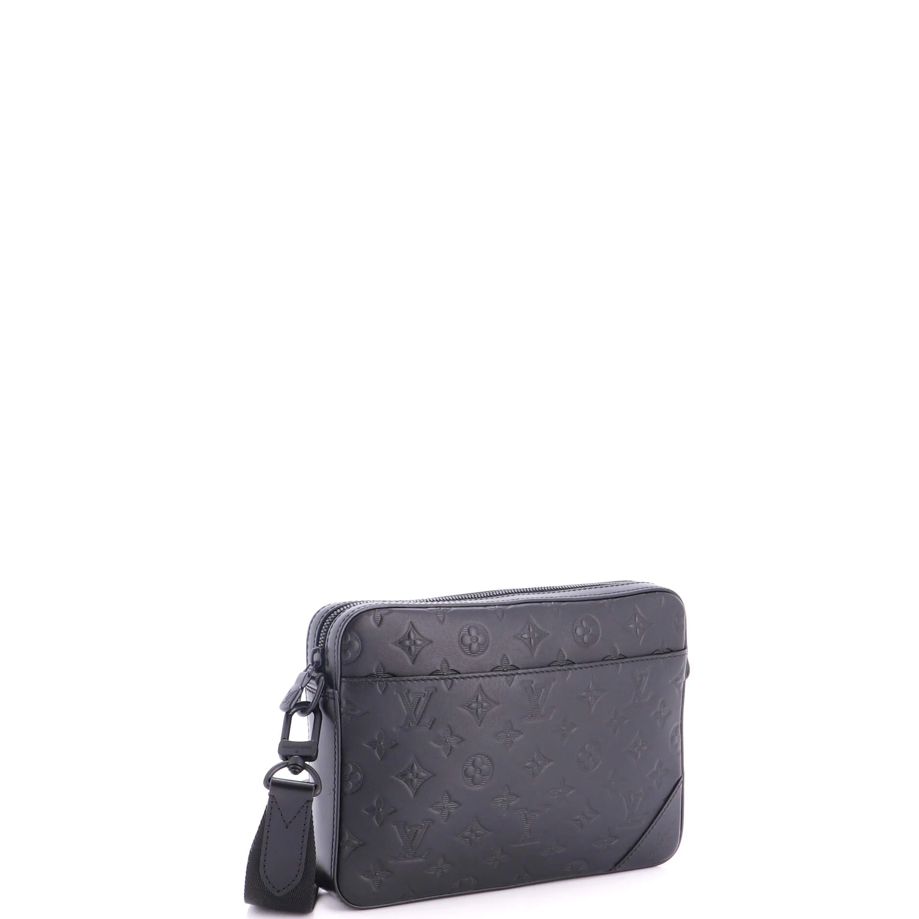 Duo Messenger Bag Monogram Shadow Leather - Image 3