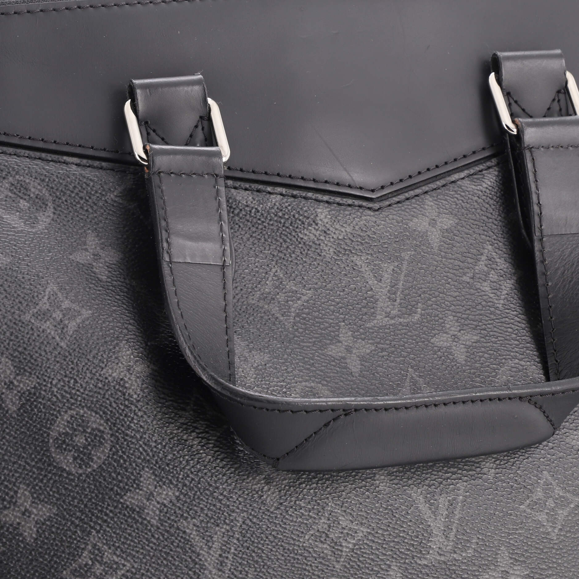 Explorer Briefcase Monogram Eclipse Canvas - Image 6