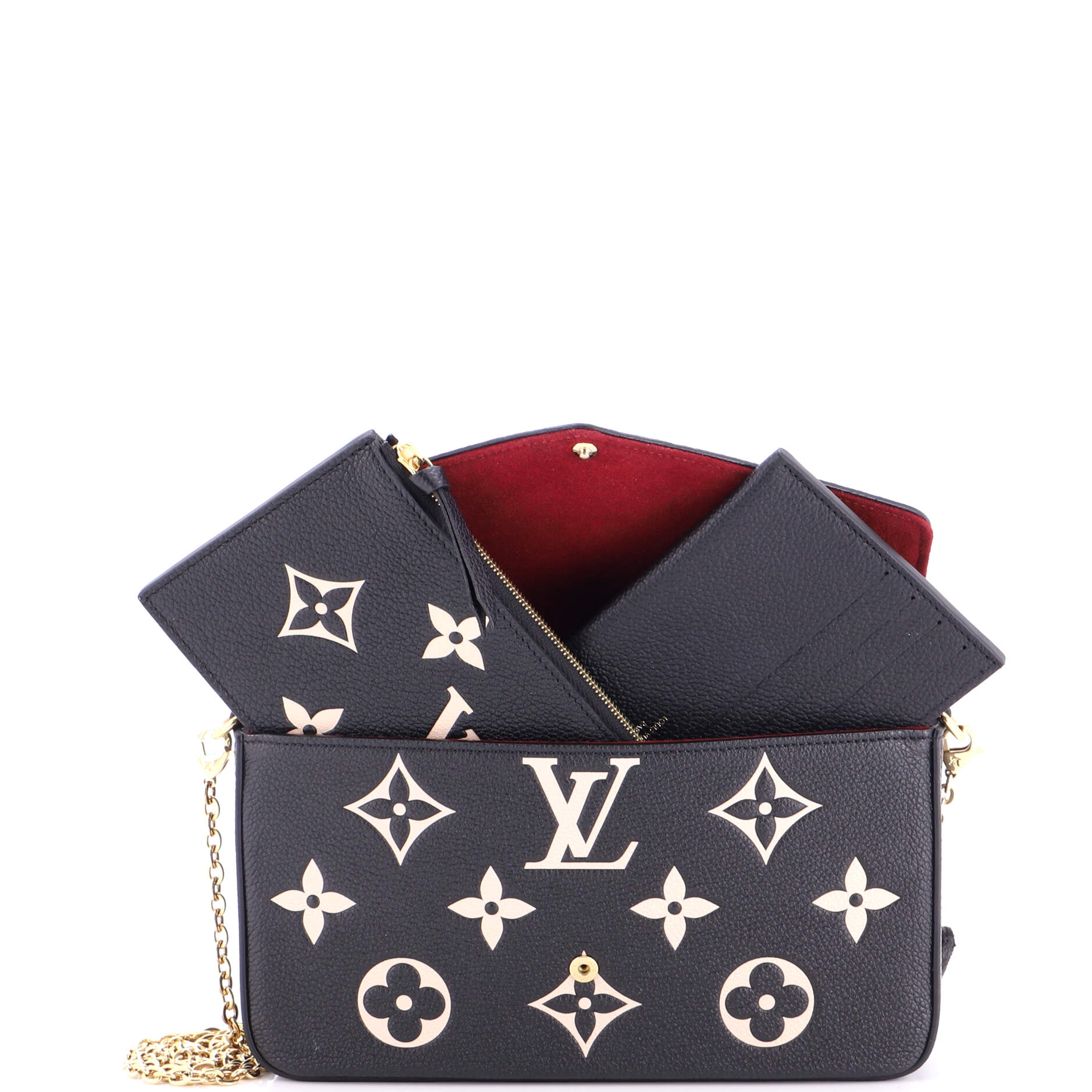 Felicie Pochette Bicolor Monogram Empreinte Giant - Image 2