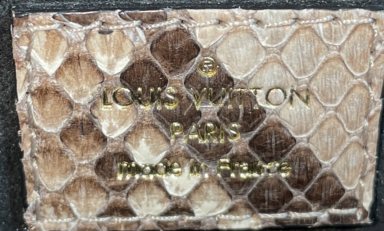 Flower Tote Monogram Canvas and Python - Image 7