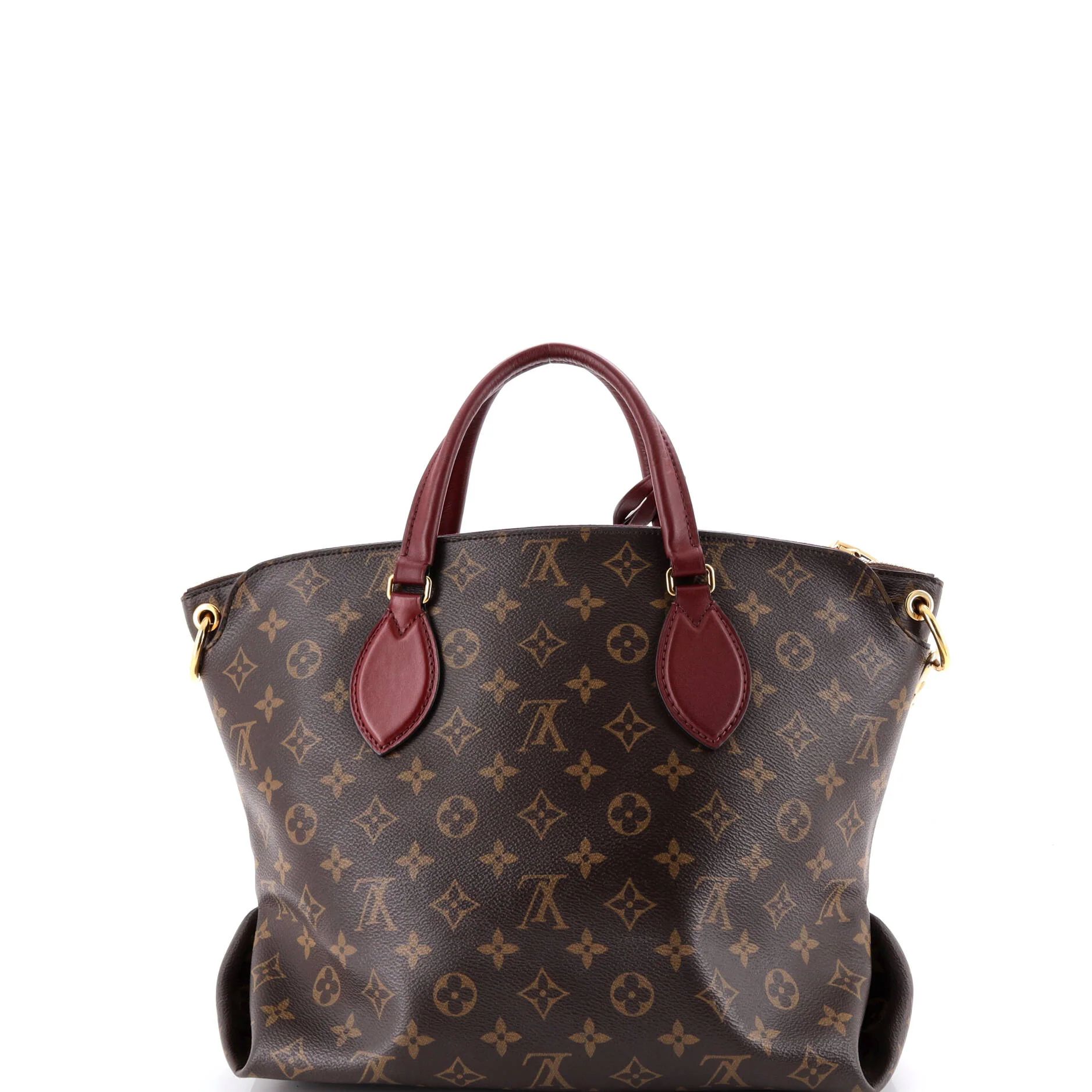 Flower Zipped Tote Monogram Canvas MM - Image 3