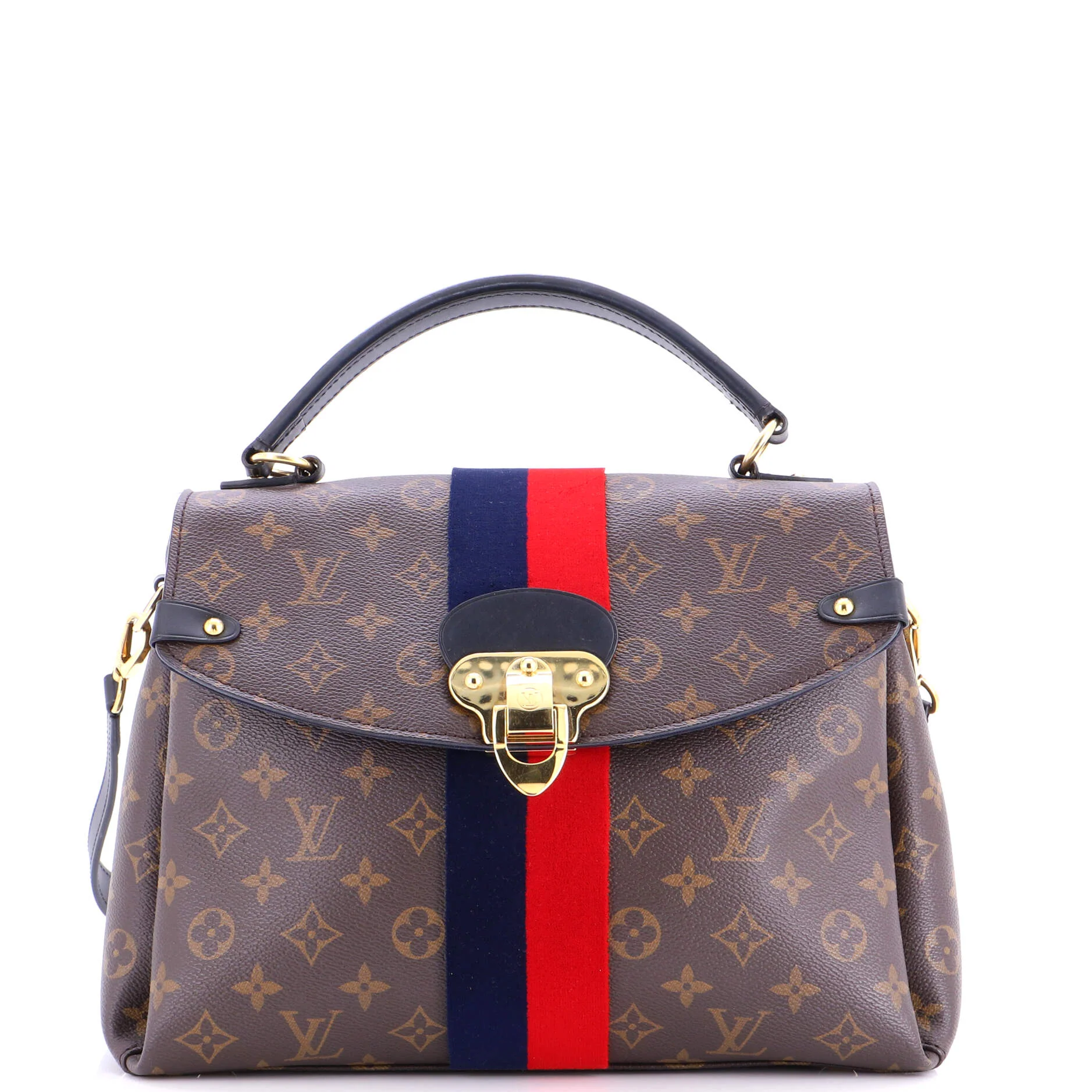 Georges Handbag Monogram Canvas MM