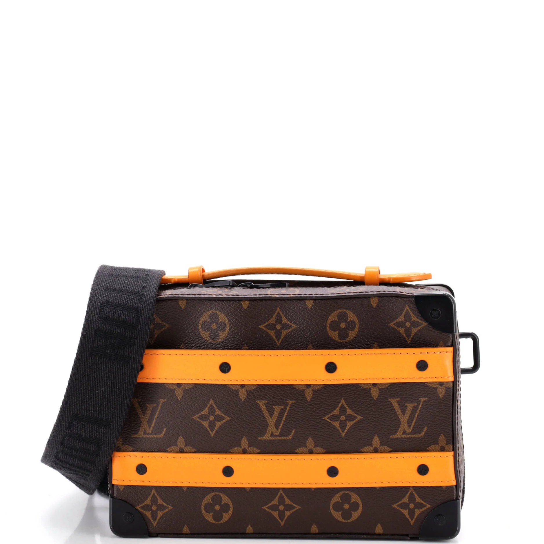 Handle Soft Trunk Bag Macassar Monogram Canvas